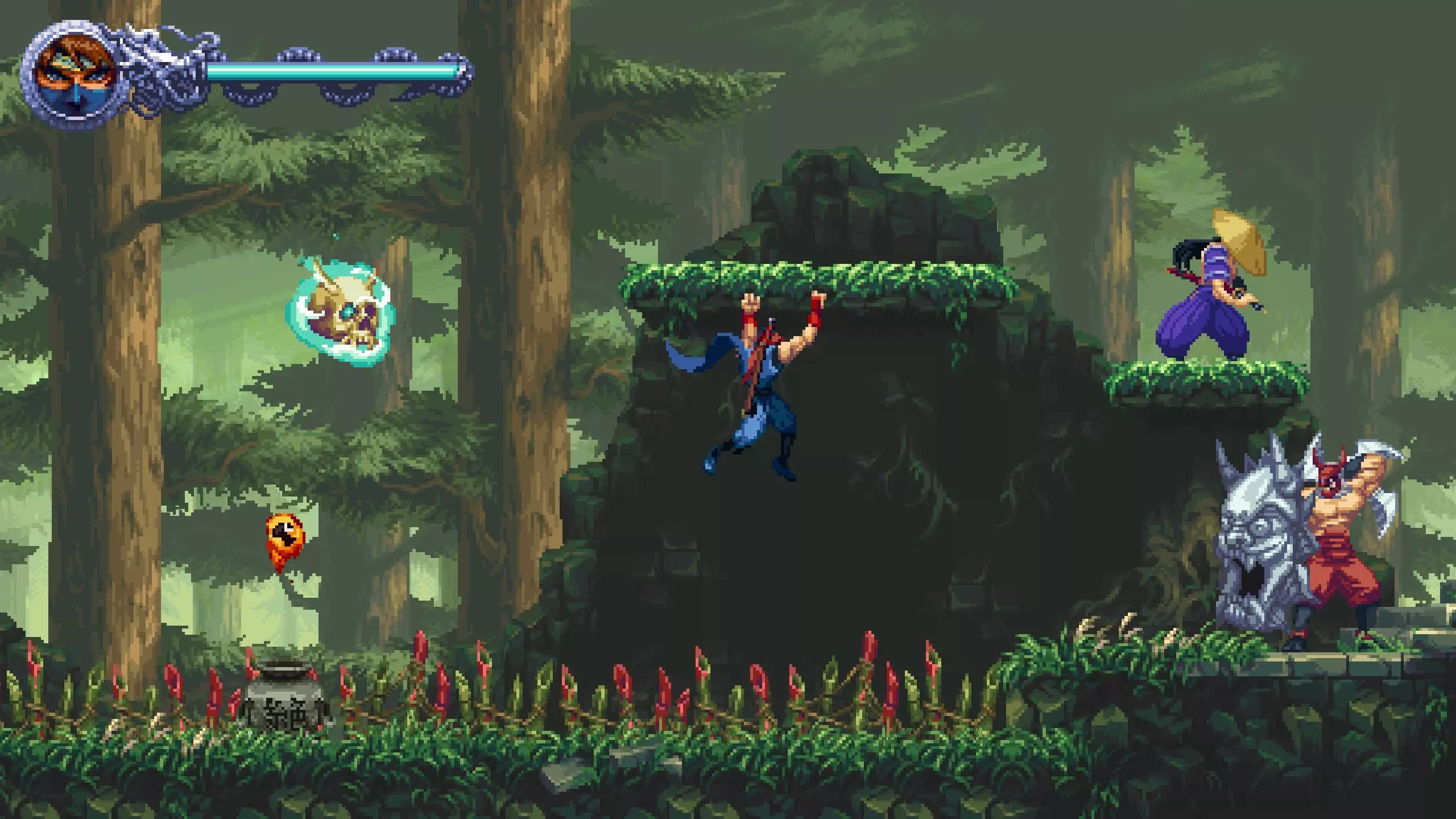 A spectacular pixel art showdown