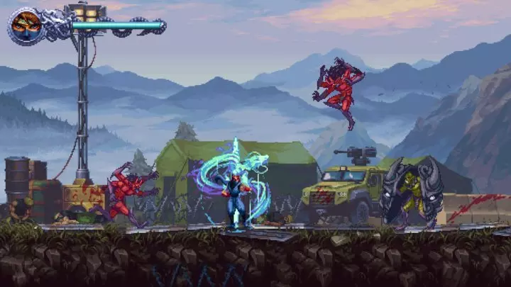 A new twist to the side-scrolling NINJA GAIDEN series experience