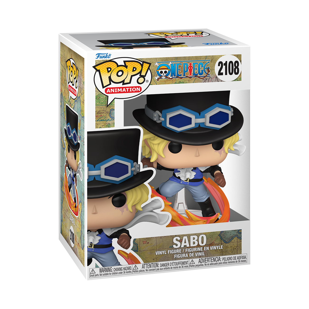Funko POP! Animation: One Piece Sabo 4.8-in Vinyl Figure