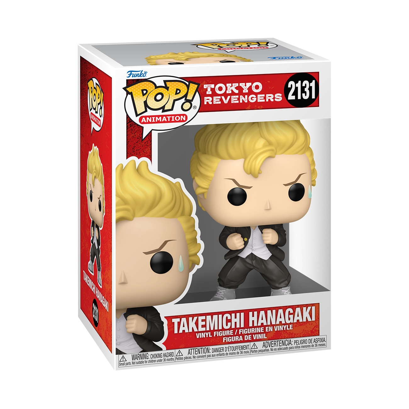 Funko POP! Animation: Tokyo Revengers Takemichi Hanagaki (or Chase) 4.4-in Vinyl Figure