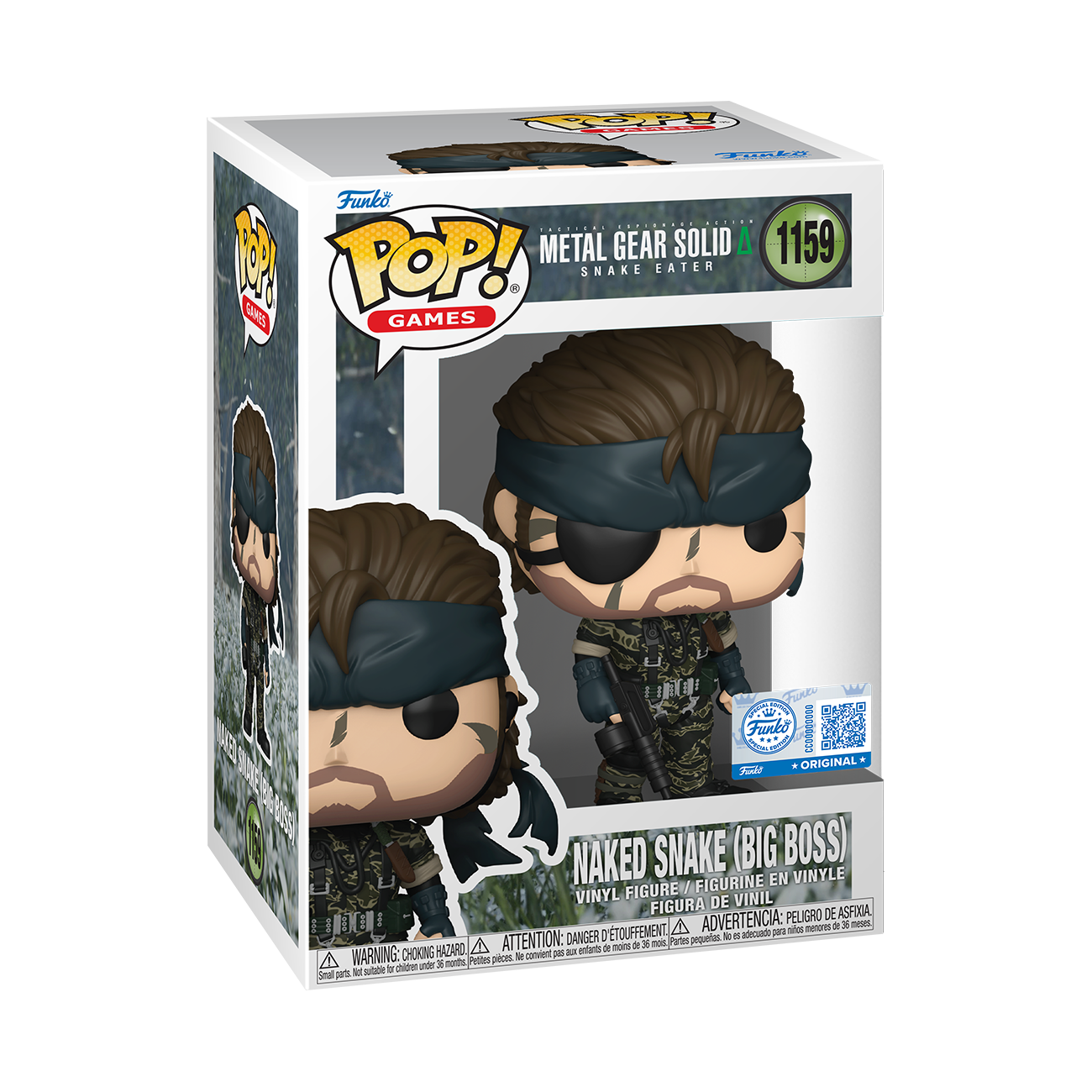 Funko POP! Games: Metal Gear Solid Big Boss 4.2-in Vinyl Figure