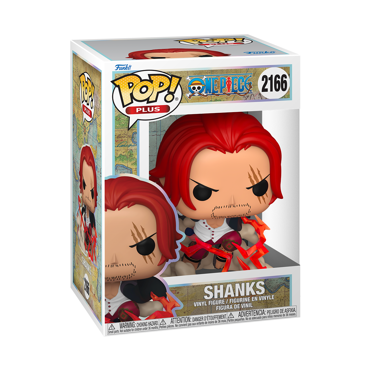Funko POP! Plus: One Piece Shanks 4-in Vinyl Figure