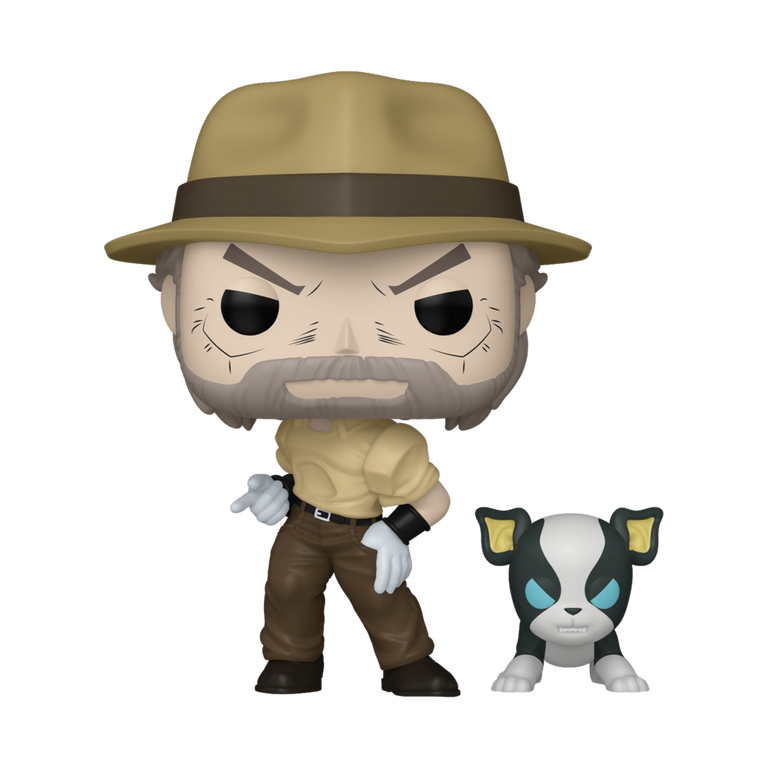 Funko POP! and Buddy: JoJo&rsquo;s Bizarre Adventure Joseph Joestar with Iggy 4.2 and 1.2-in Vinyl Figure Set