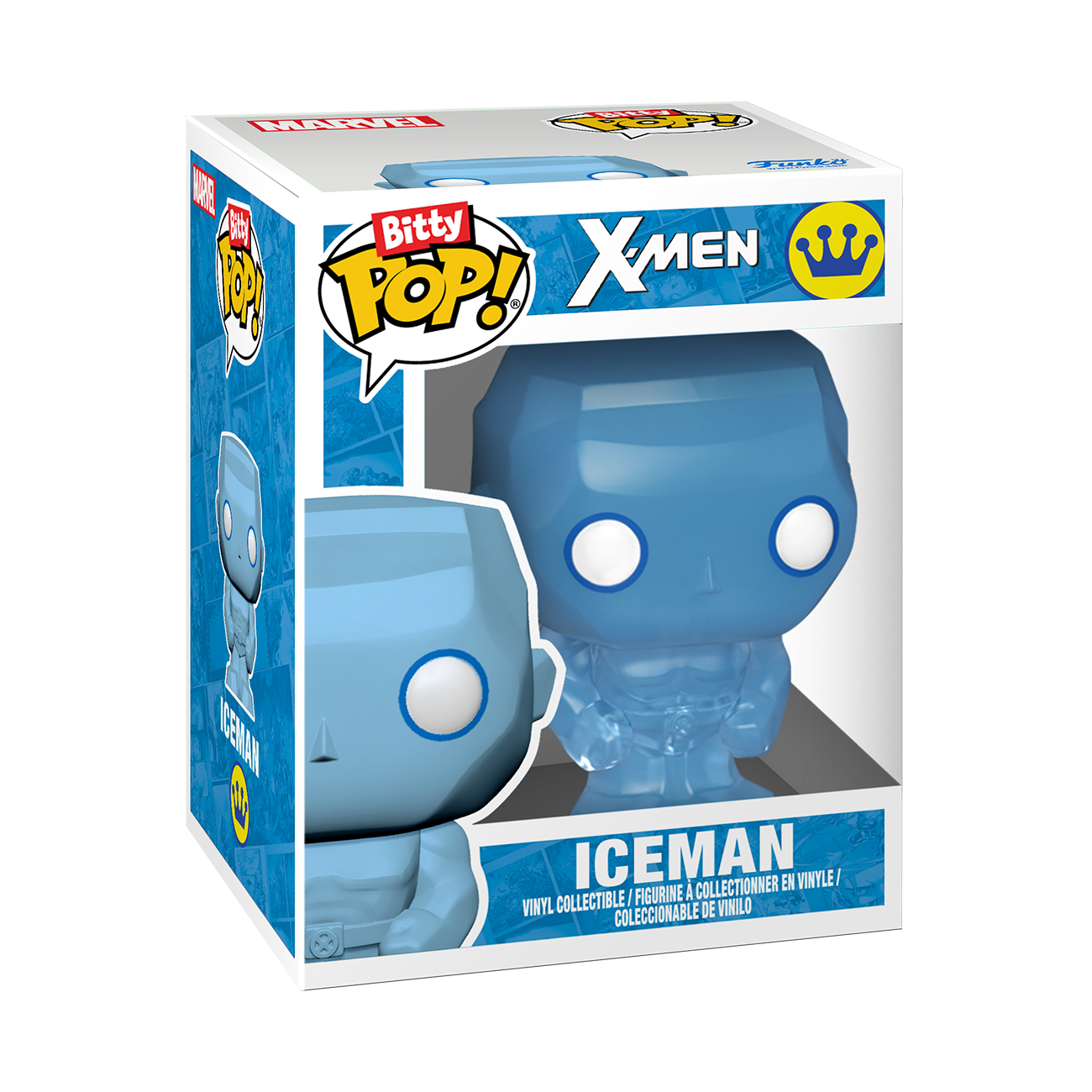 Funko Bitty POP!: Marvel X-Men 0.9-in Vinyl Figure Set 4-Pack (Phoenix, Angel, Iceman, and Cyclops)