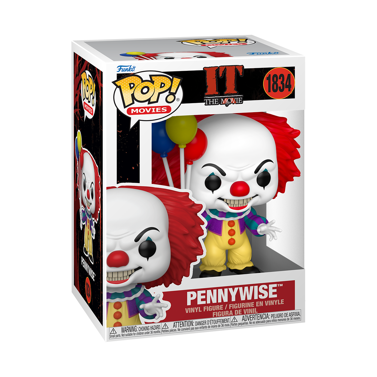 Funko POP! Movies: IT Pennywise (1990) 4.5-in Vinyl Figure