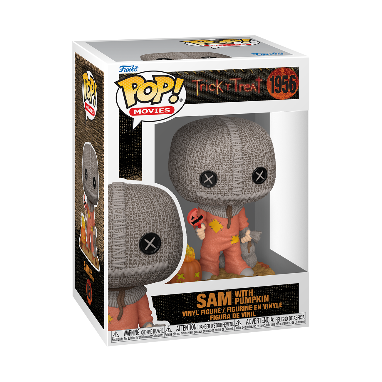 Funko POP! Movies: Trick 'r Treat Sam with Pumpkin 3.9-in Vinyl Figure