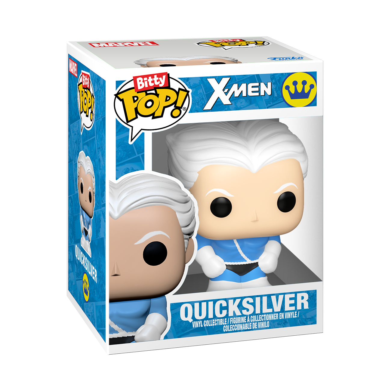 Funko Bitty POP!: Marvel X-Men 0.9-in Vinyl Figure Set 4-Pack (Scarlet Witch, Quicksilver, and Mystique)