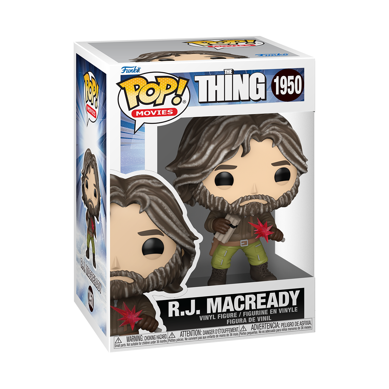 Funko POP! Movies: The Thing R. J. MacReady 4-in Vinyl Figure