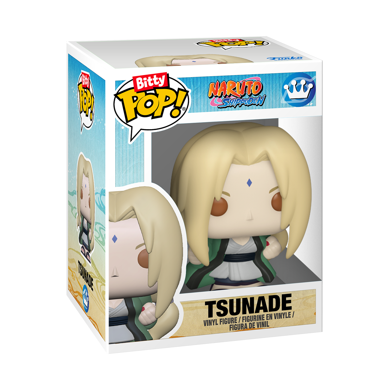 Funko Bitty POP!: Naruto: Shippuden 0.9-in Vinyl Figure Set 4-Pack (Tsunade, Minato Namikaze, Orochimaru, and Jiraiya)