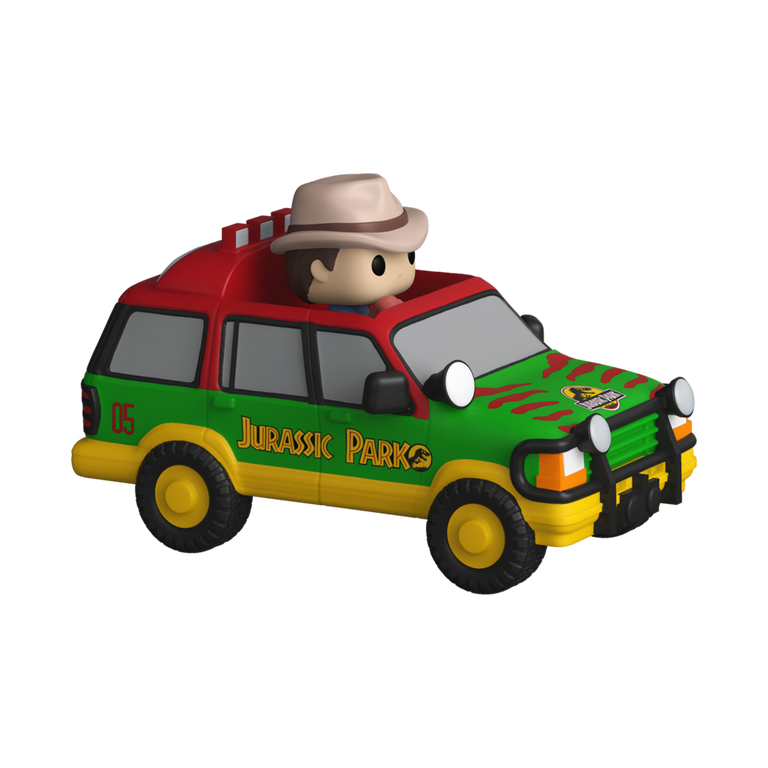 Funko Bitty POP! Ride: Jurassic Park Ride Dr. Alan Grant and Jurassic SUV Vinyl Figure Set