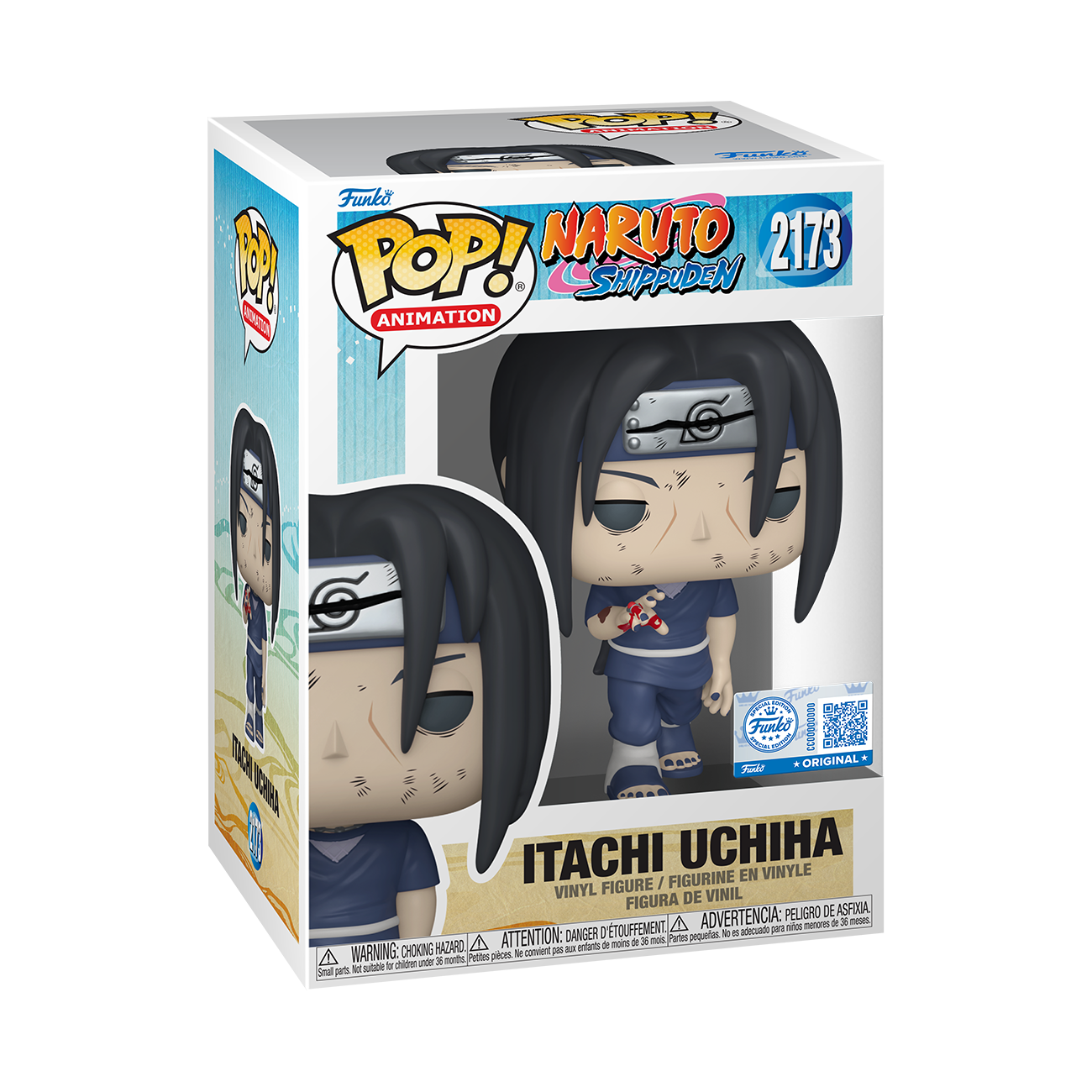 Funko POP! Animation: Naruto Shippuden Itachi Uchiha 4-in Vinyl Figure GameStop Exclusive