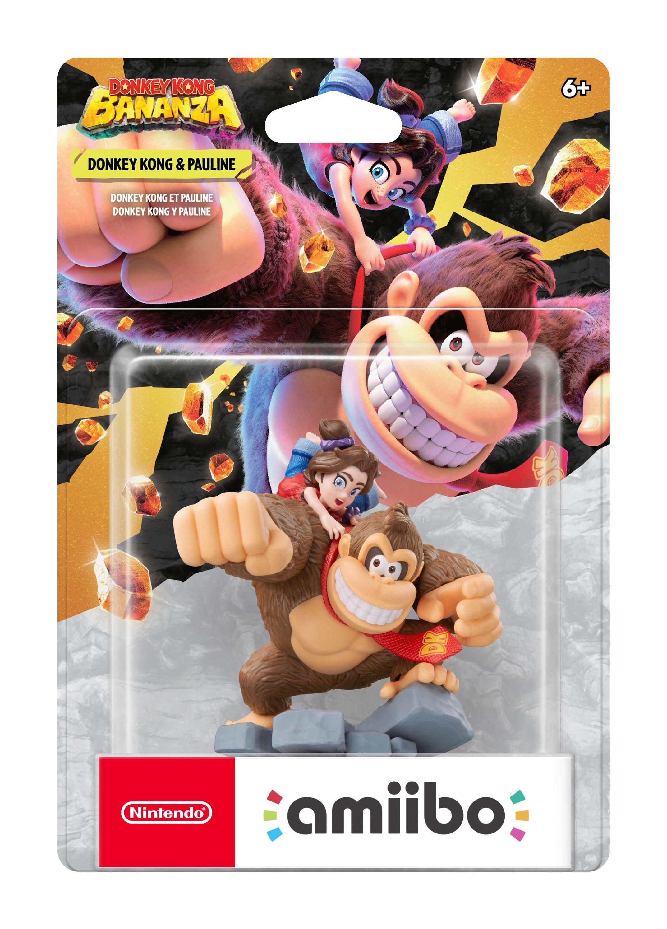 Donkey Kong Bananza Series Donkey Kong and Pauline amiibo