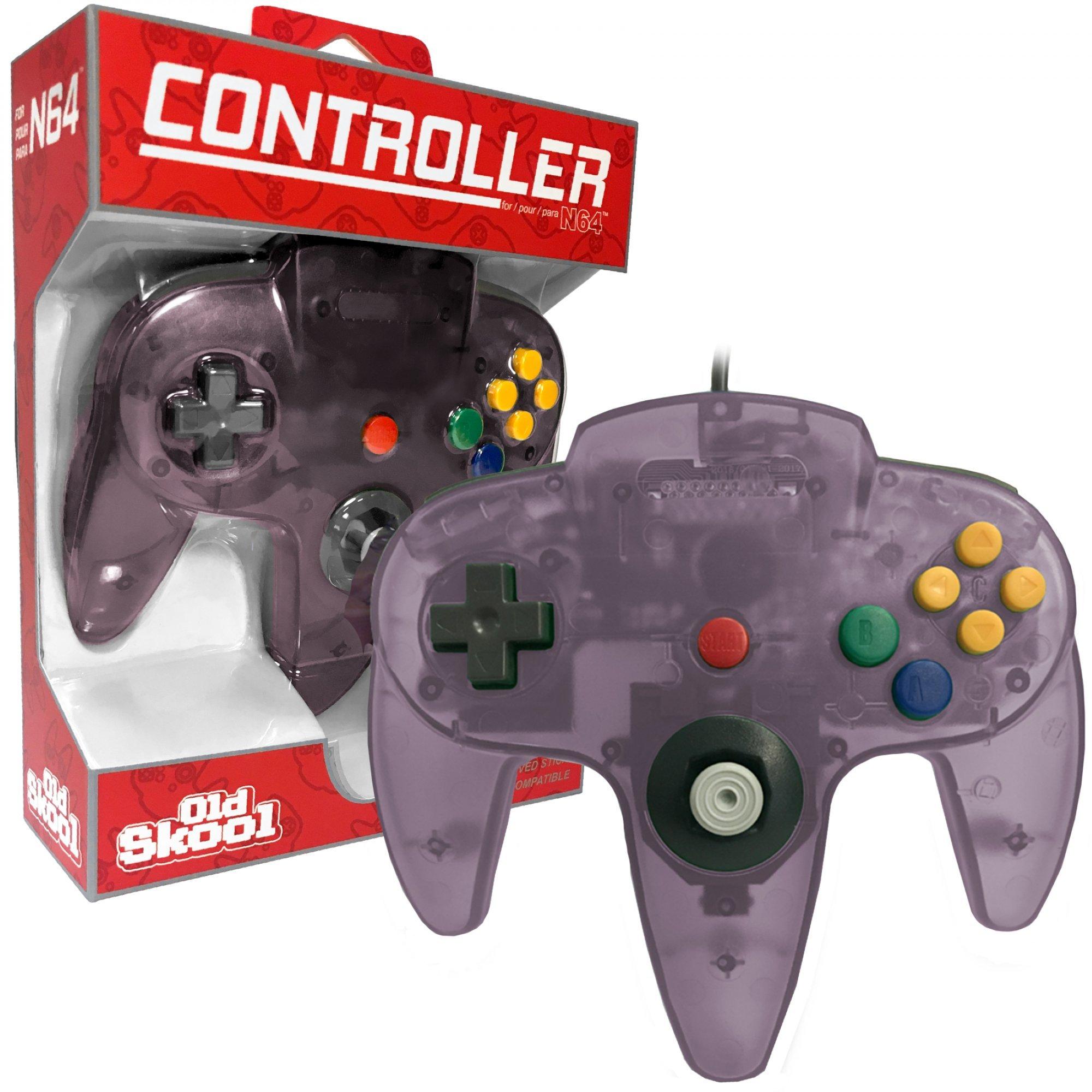 Old Skool Wired Controller for Nintendo 64 - Atomic Purple