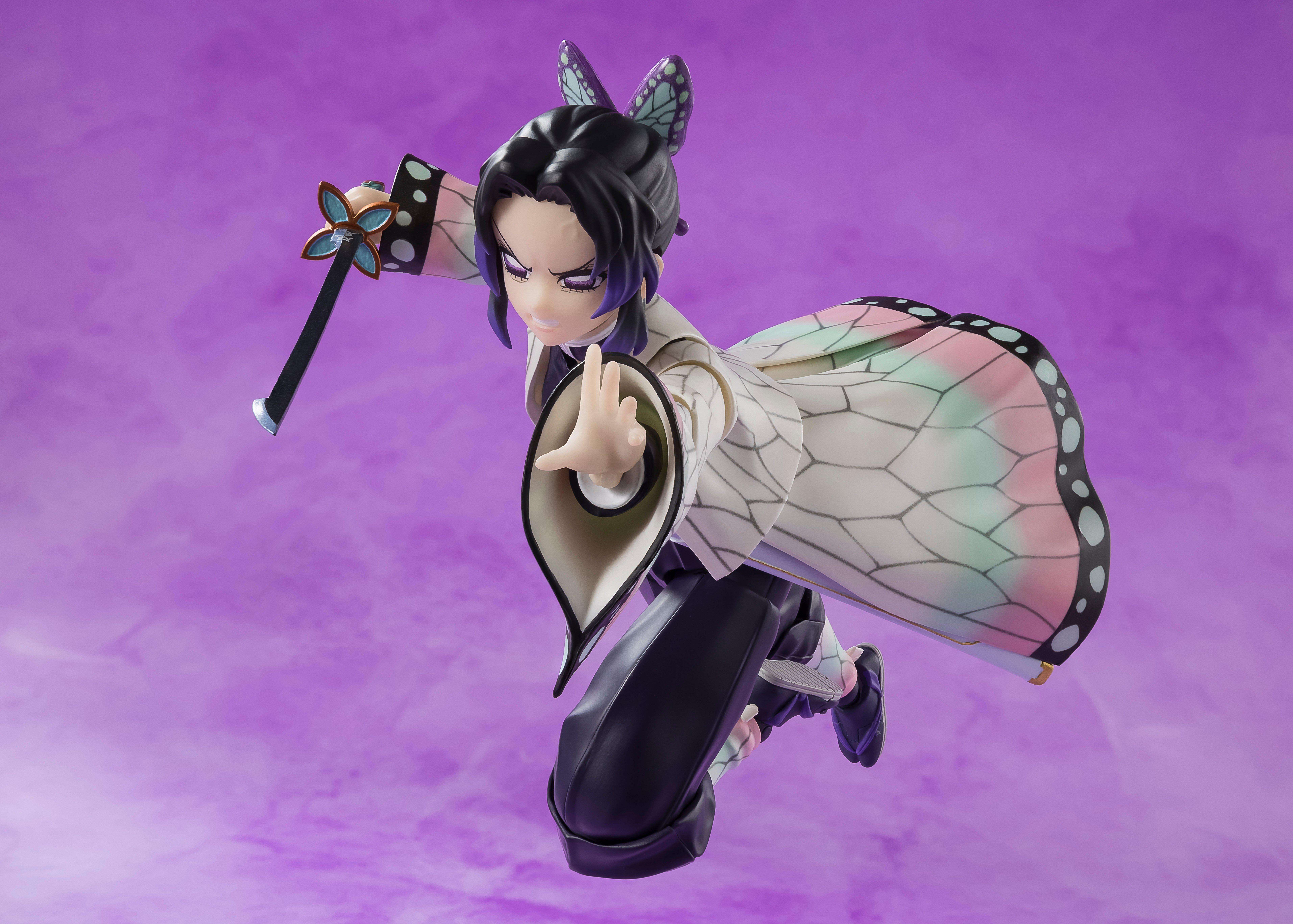 Bandai Demon Slayer: Kimetsu no Yaiba Tamashii Nations S.H.Figuarts Shinobu Kocho 7.1-in Figure