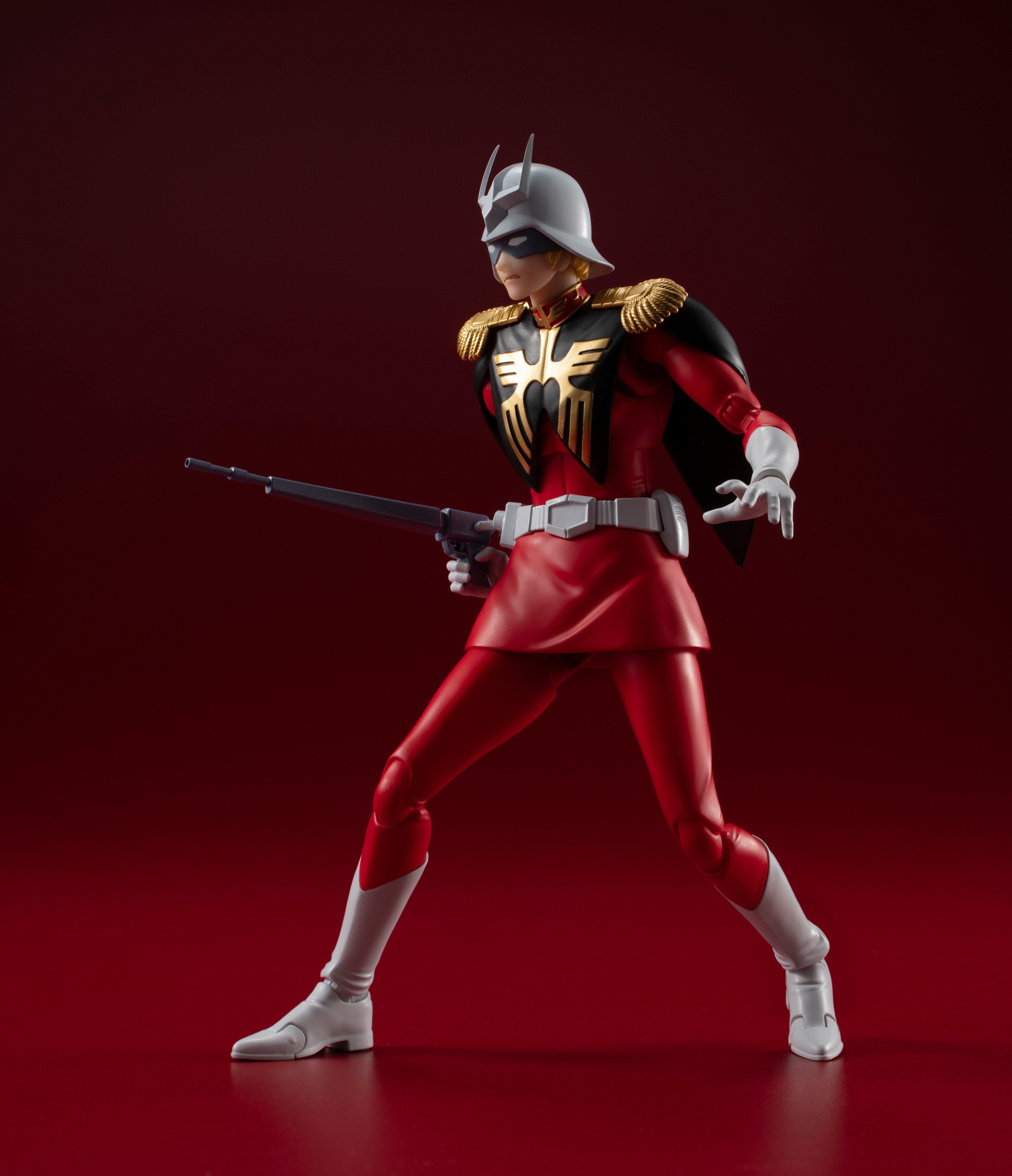 Bandai Mobile Suit Gundam Tamashii Nations S.H.Figuarts Char Aznable 8.3-in Figure