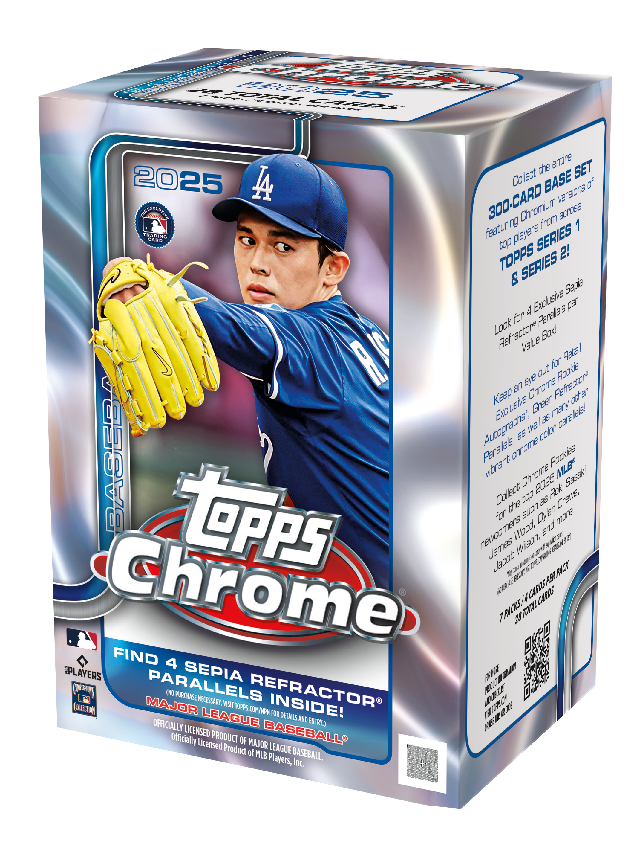 2025 Topps MLB Chrome Baseball Value Box | GameStop