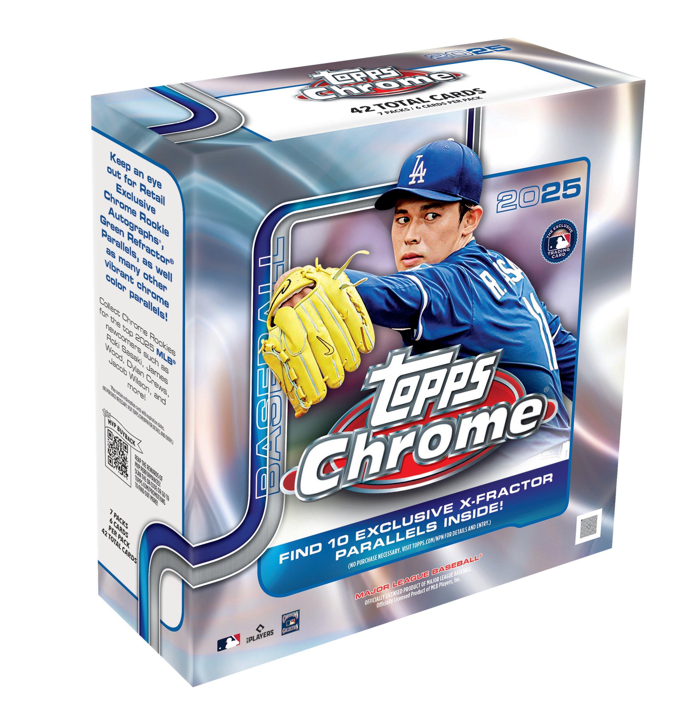2025 Topps MLB Chrome Baseball Mega Box | GameStop