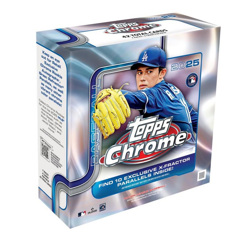 2025 Topps MLB Chrome Baseball Mega Box
