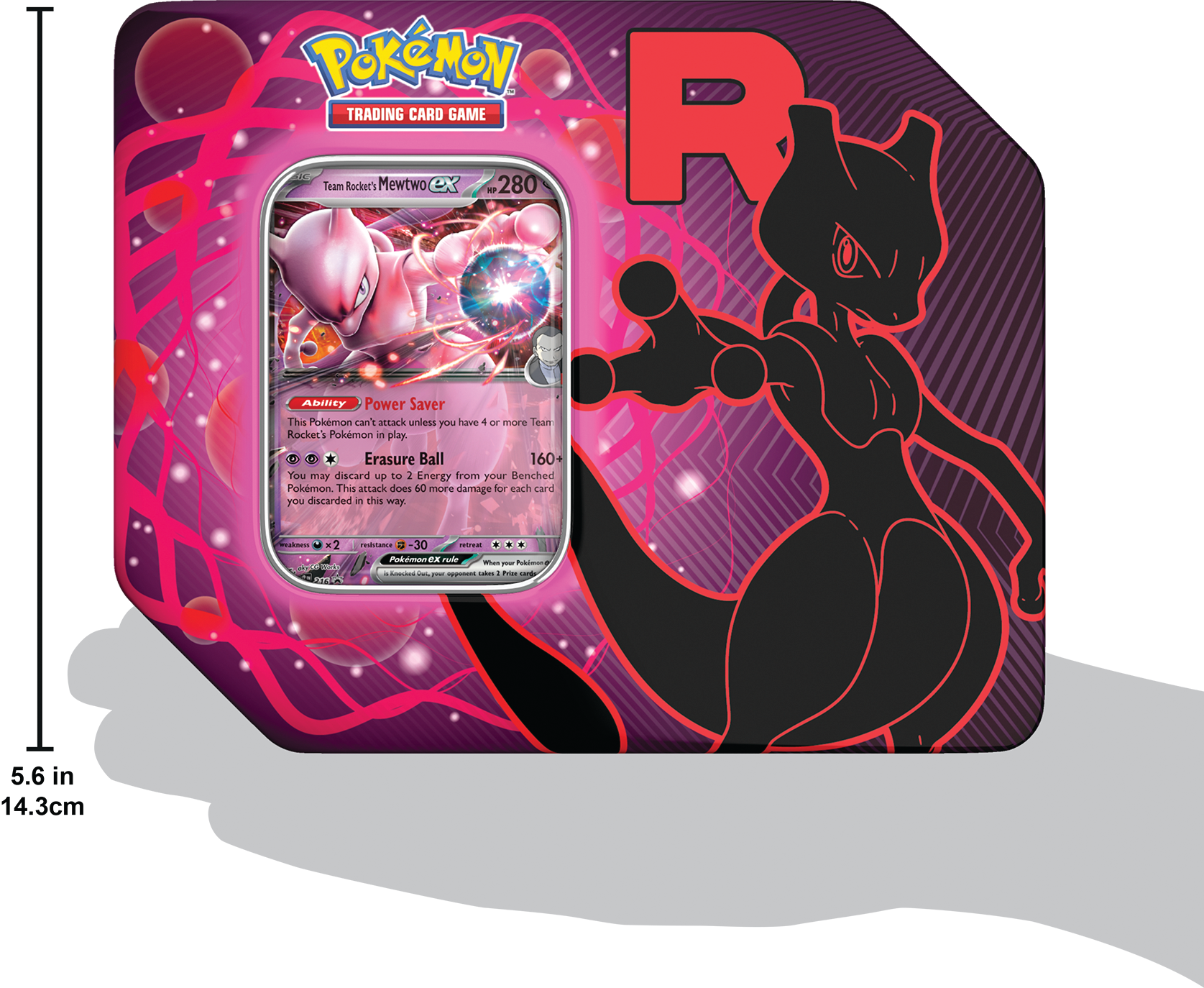Pokemon Trading Card Game: Team Rocket Tin (Styles May Vary)
