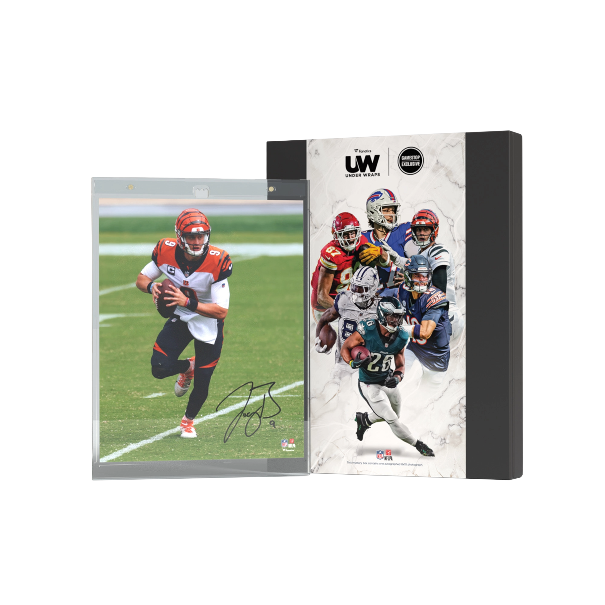 2025 Fanatics NFL Under Wraps 8 x 10-in Mystery Box GameStop