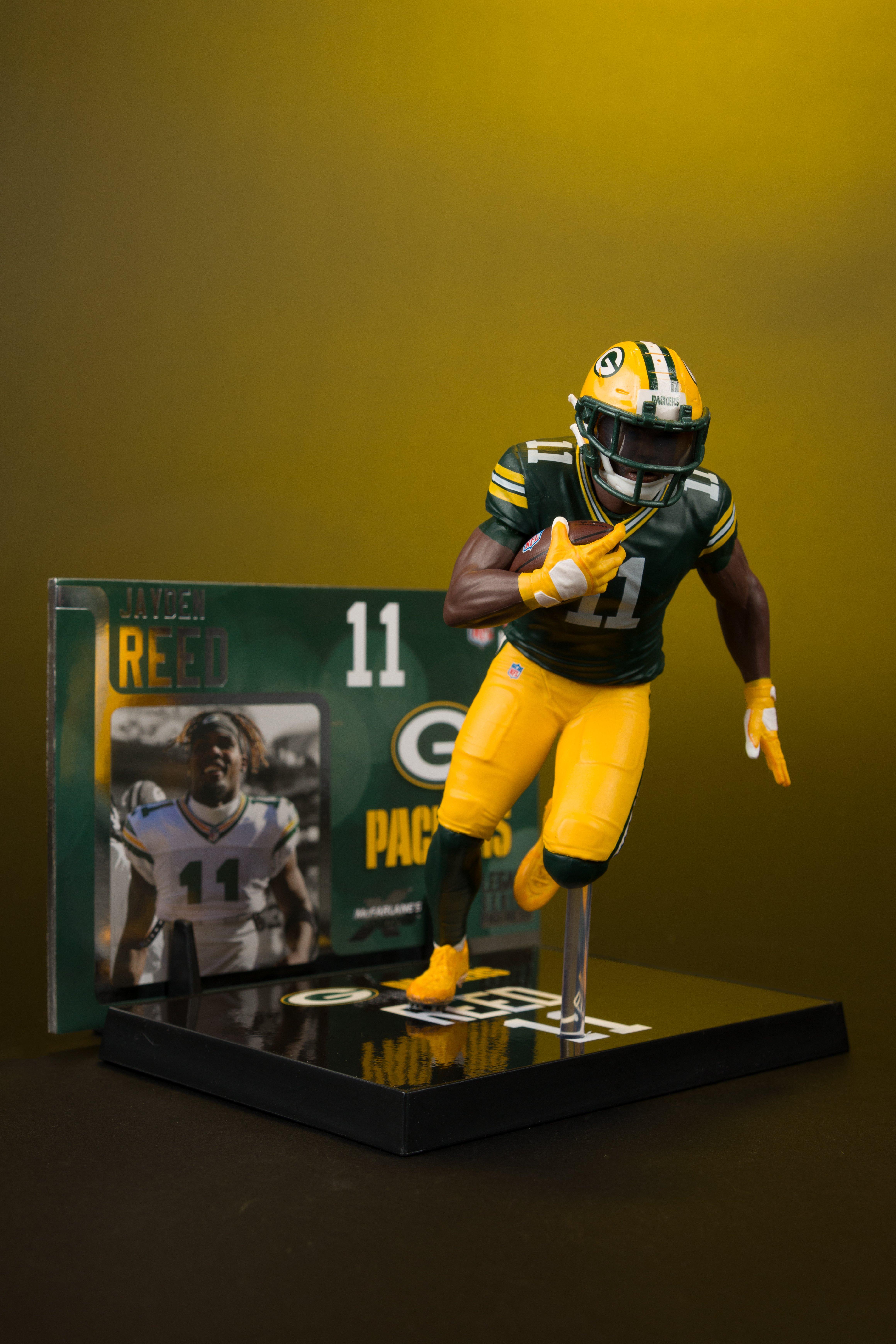 McFarlane Toys SportsPicks NFL Series Green Bay Packers Jayden Reed 7-in Figure