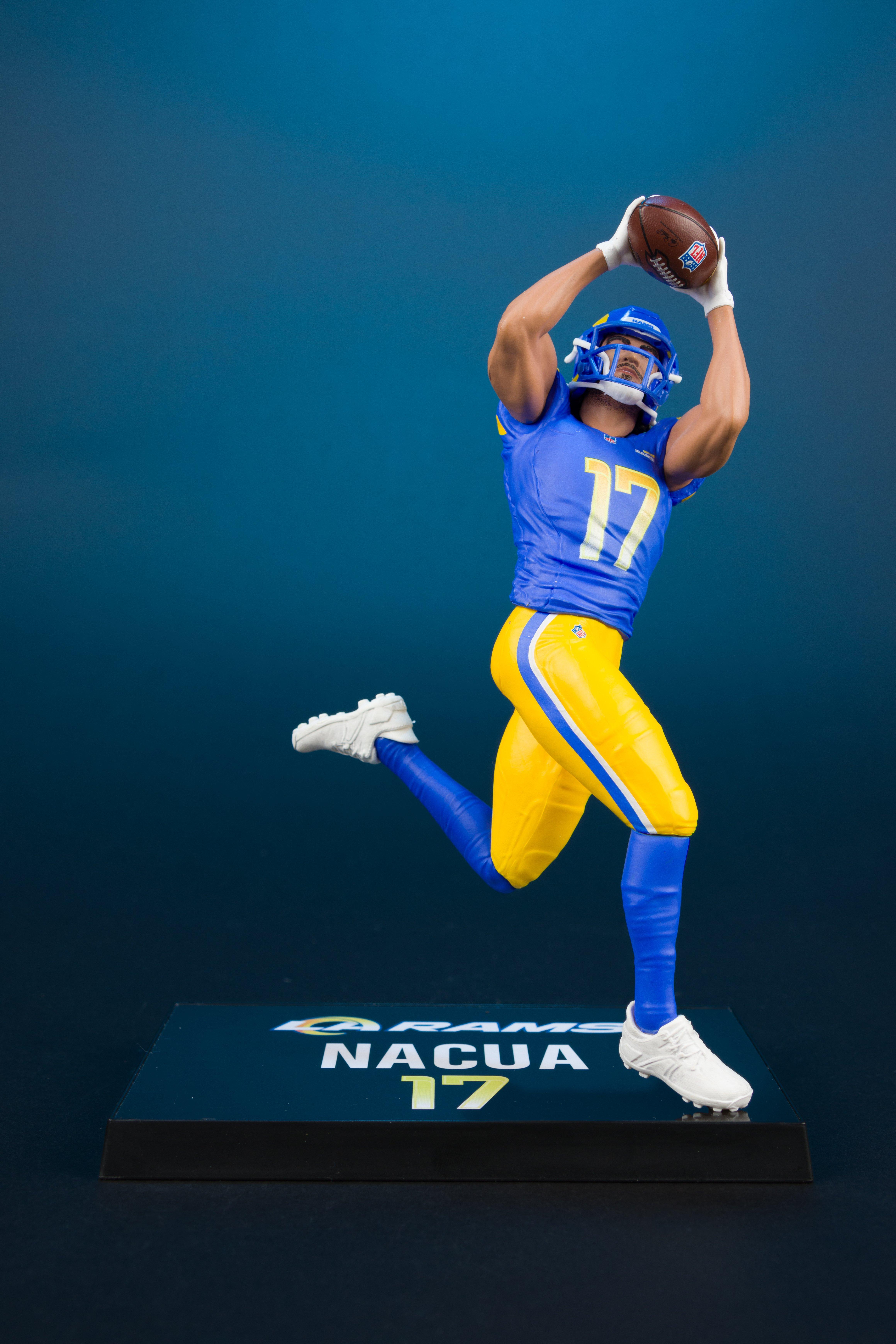 McFarlane Toys SportsPicks NFL Series Los Angeles Rams Puka Nacua 7-in Figure