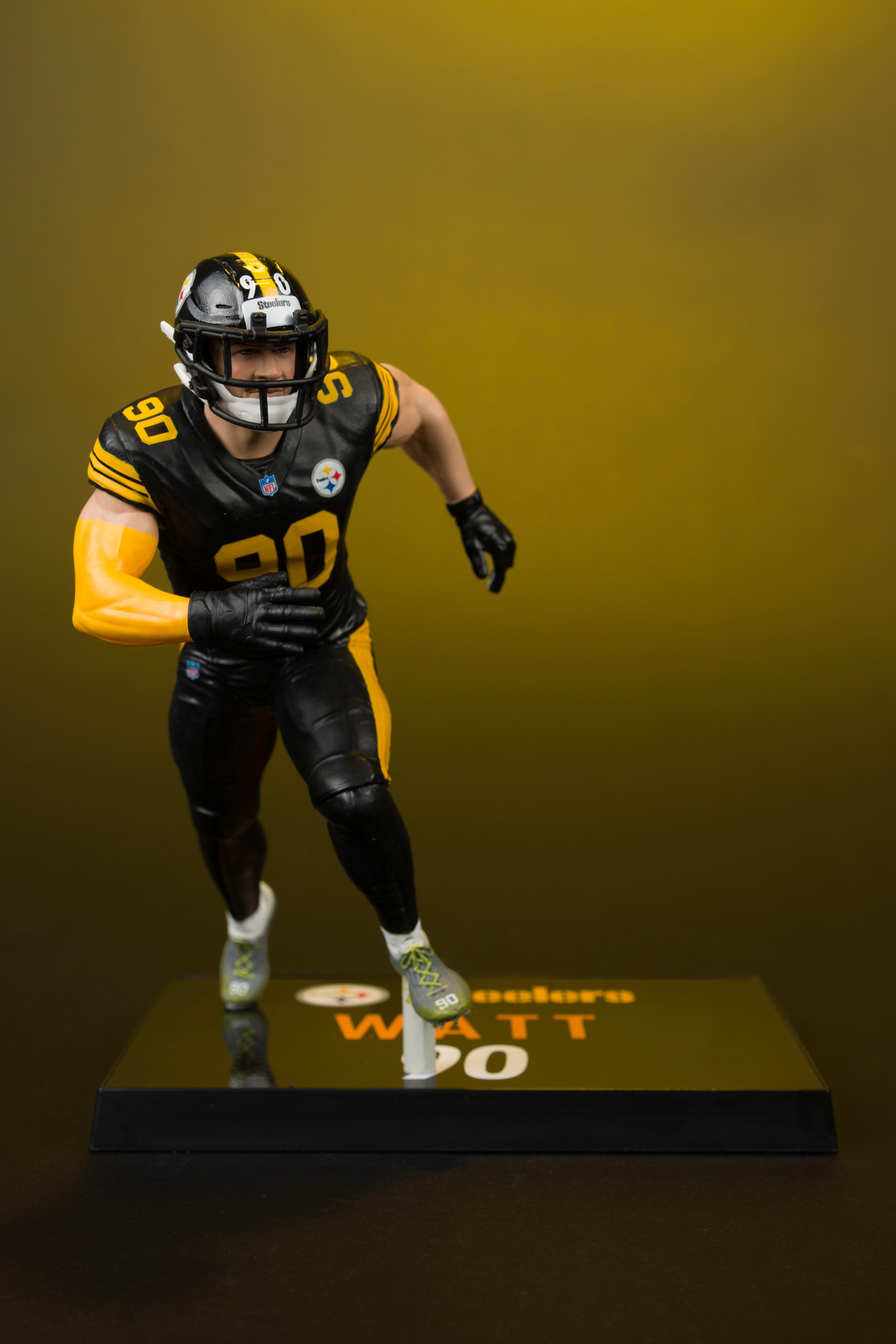 McFarlane Toys SportsPicks NFL Series Pittsburgh Steelers T.J. Watt 7-in Figure