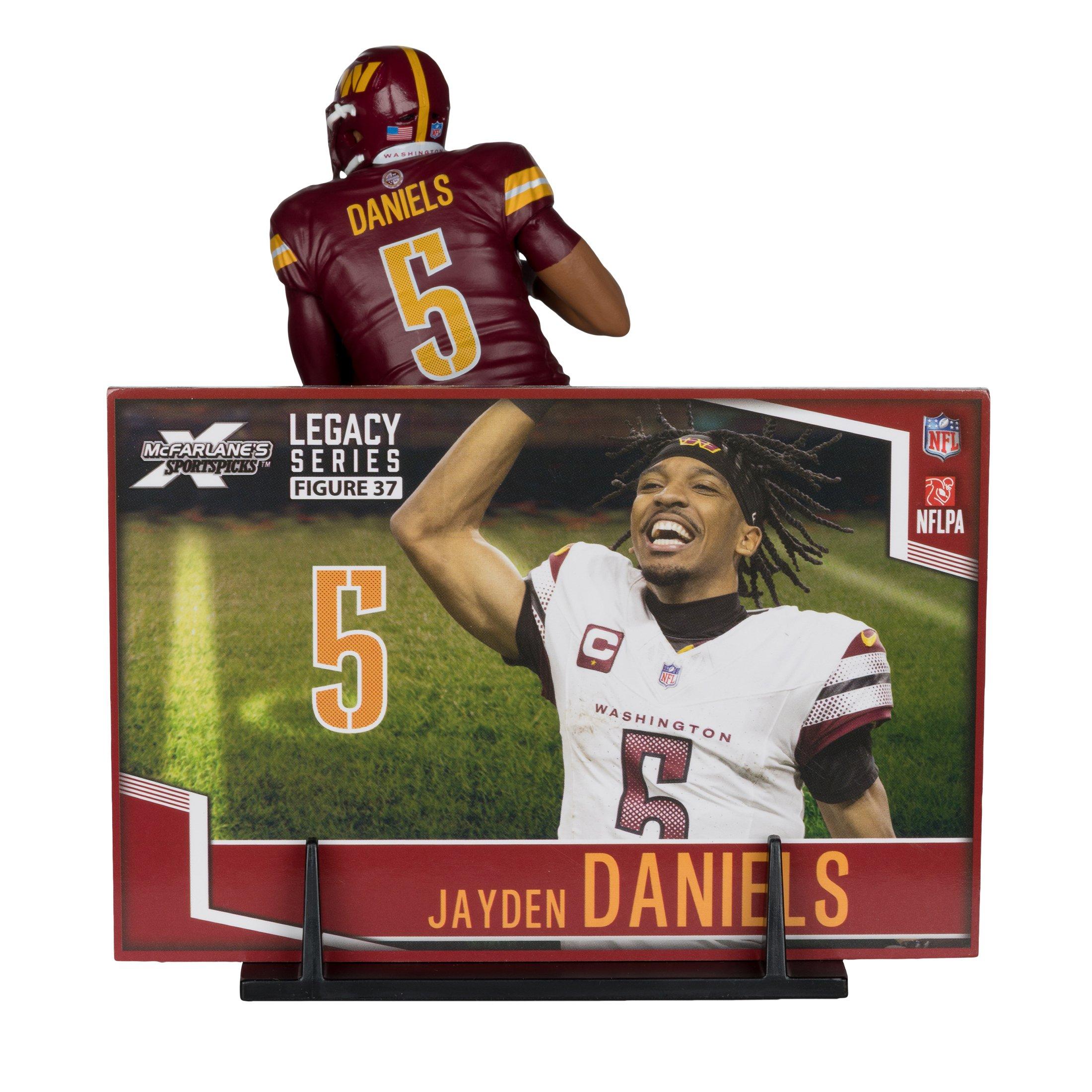 McFarlane Toys SportsPicks NFL Series Washington Commanders Jayden Daniels 7-in Figure
