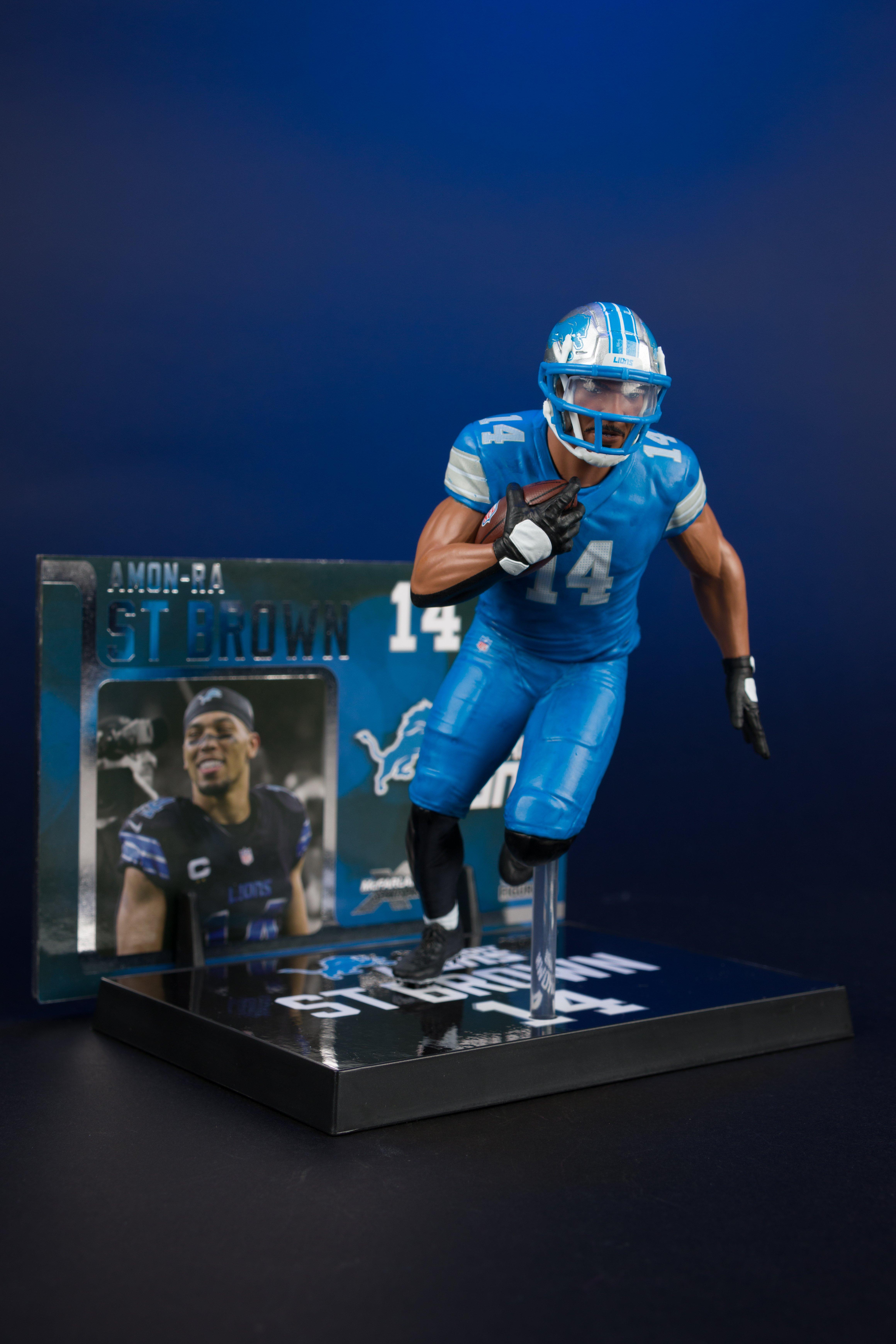 McFarlane Toys SportsPicks NFL Series Detroit Lions Amon-Ra St. Brown 7-in Figure