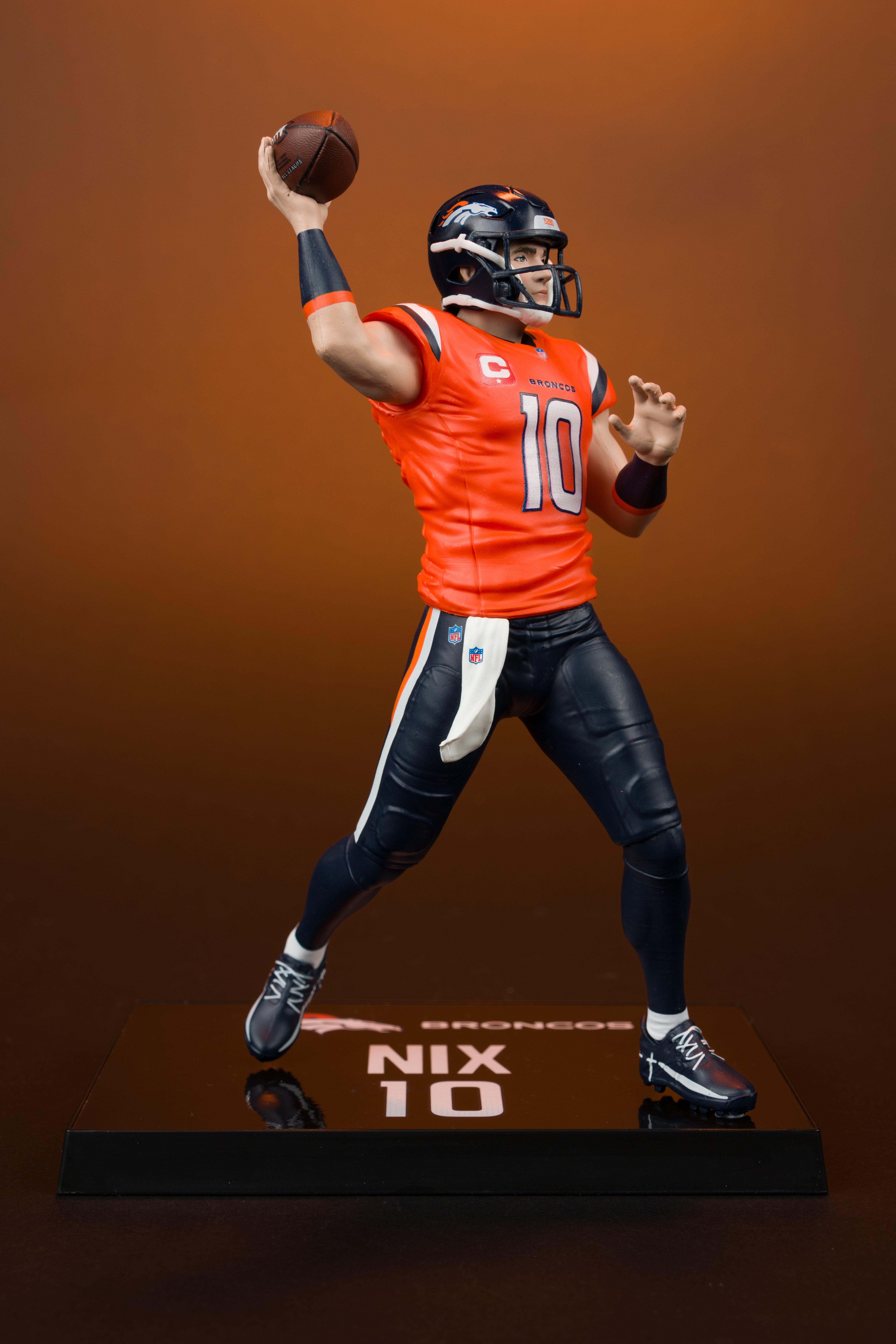 McFarlane Toys SportsPicks NFL Series Denver Broncos Bo Nix 7-in Figure