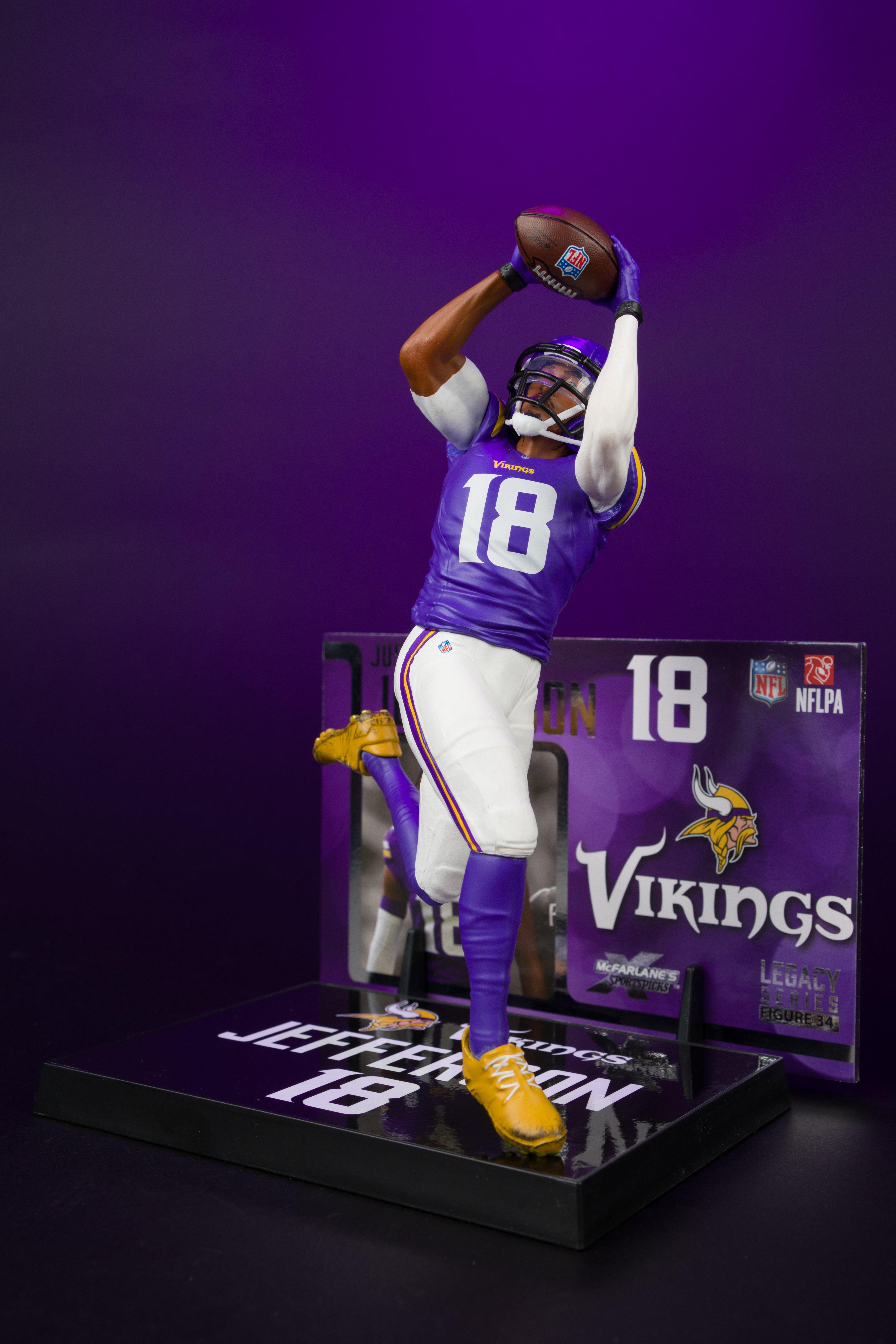 McFarlane Toys SportsPicks NFL Series Minnesota Vikings Justin Jefferson 7-in Figure
