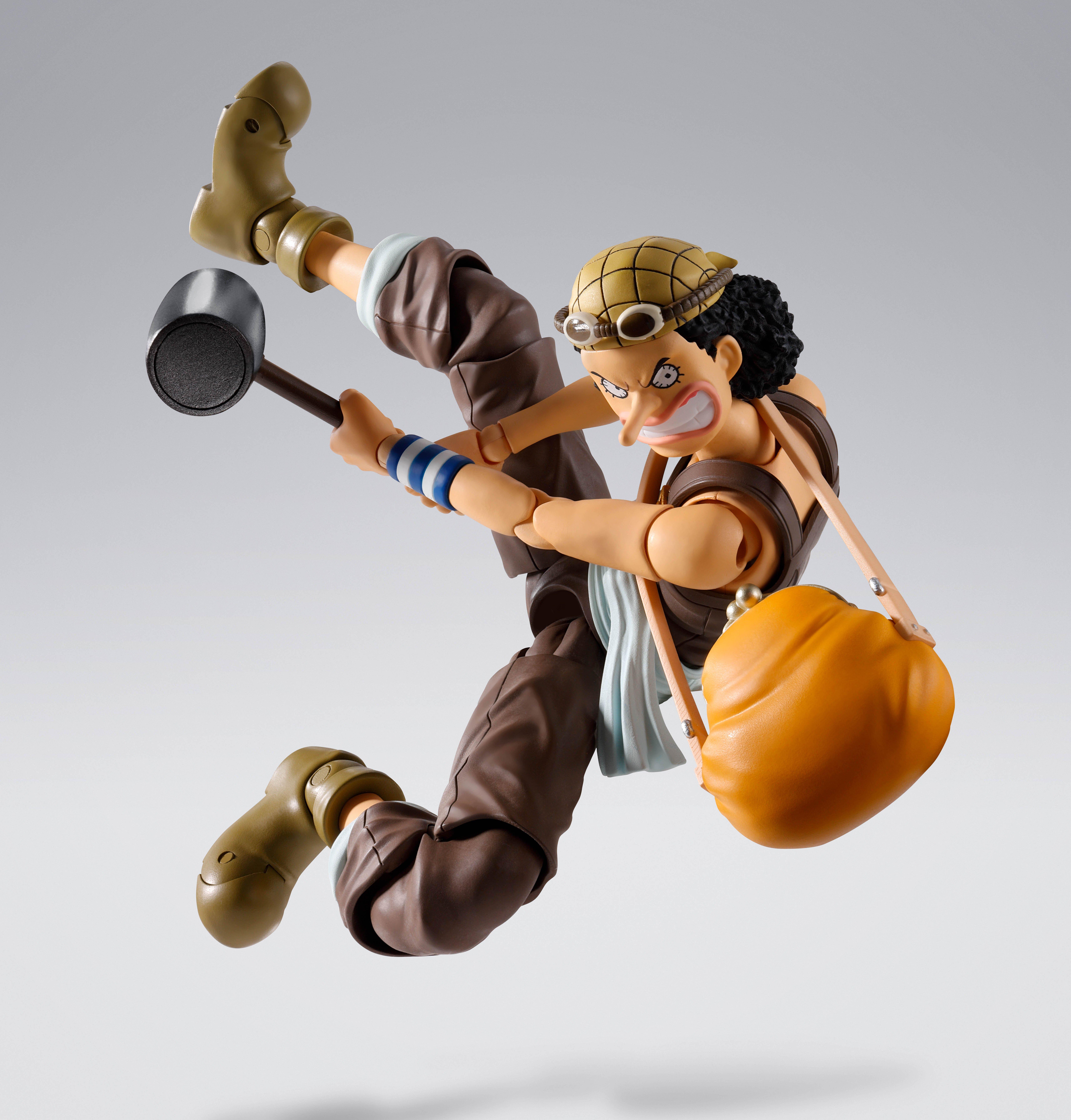 Bandai One Piece Tamashii Nations S.H.Figuarts Usopp (Romance Dawn) Figure