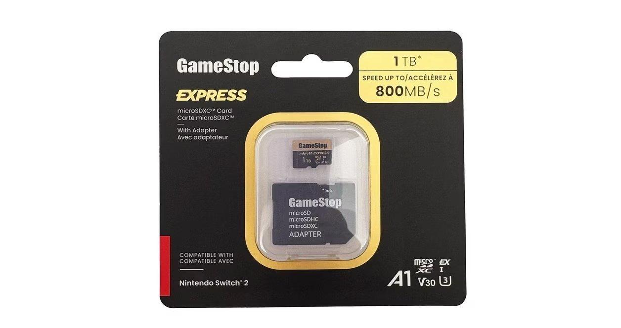 MicroSD Express Card - 1TB for Nintendo Switch 2 (Styles May Vary