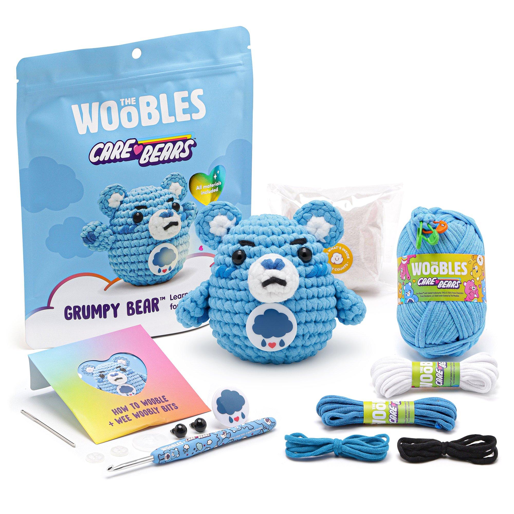 The Woobles Grumpy Bear Beginner Crochet Kit