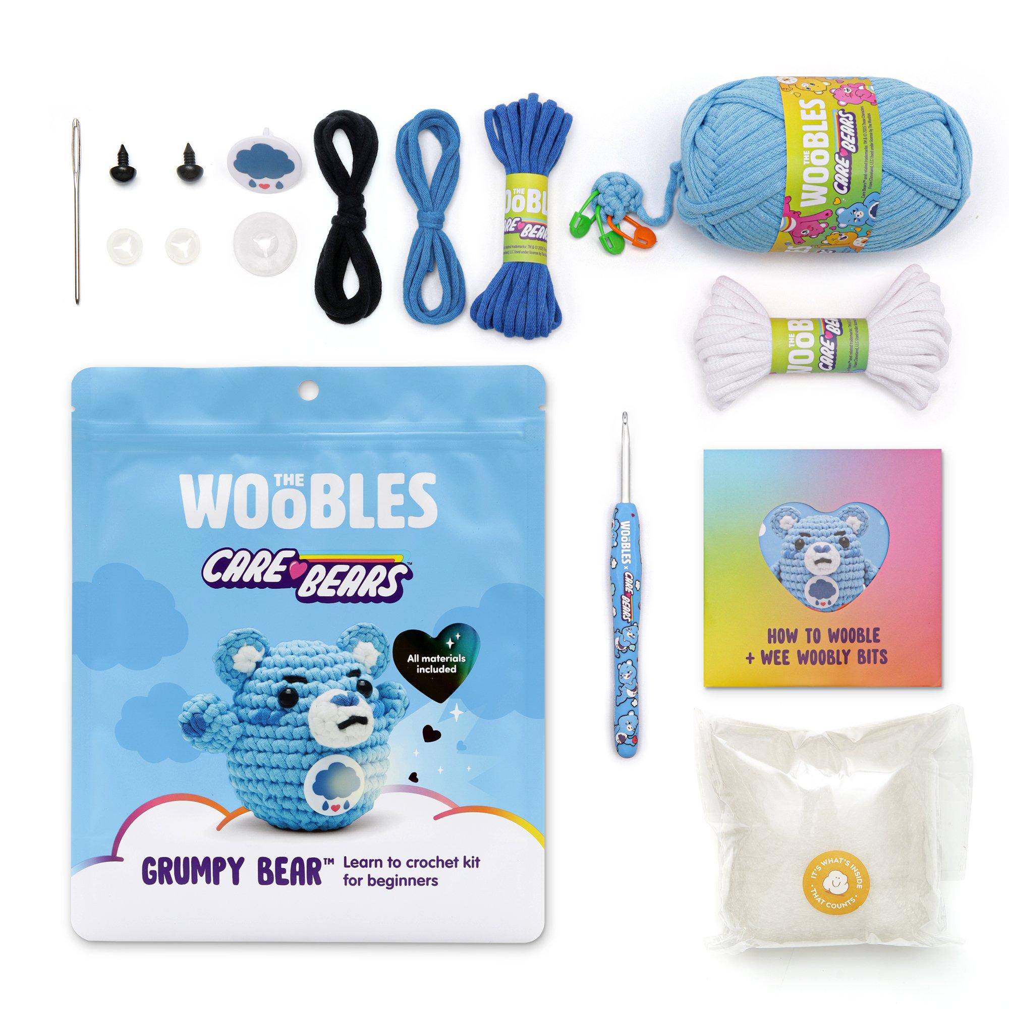 The Woobles Grumpy Bear Beginner Crochet Kit