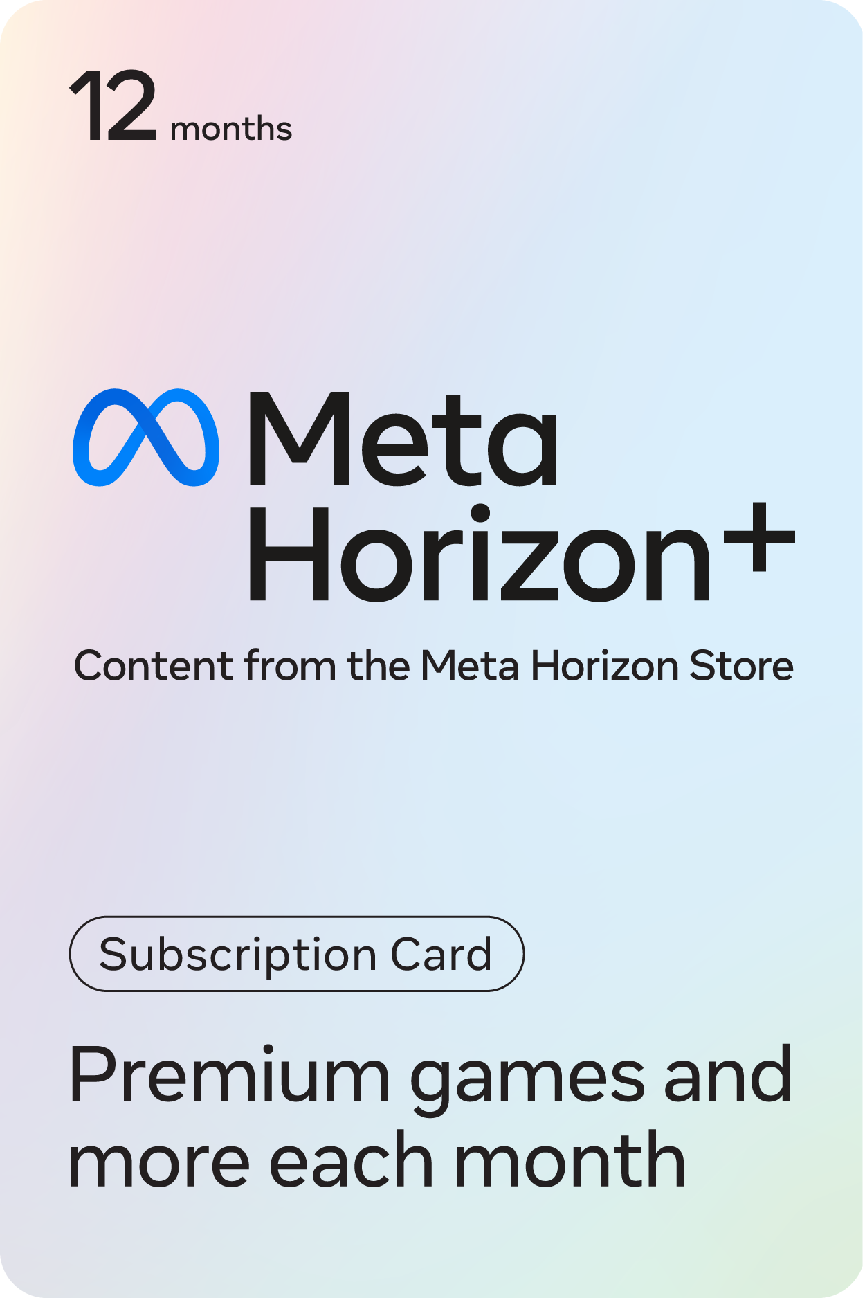 Meta Horizon Plus 12 Month Subscription