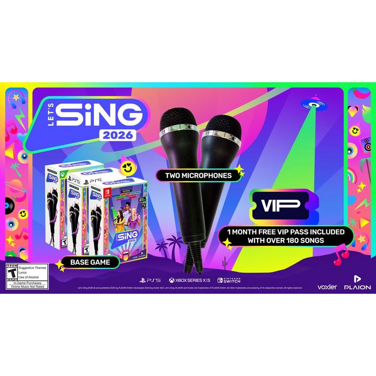 Let's Sing 2026 with 2 Mics | Plaion | GameStop