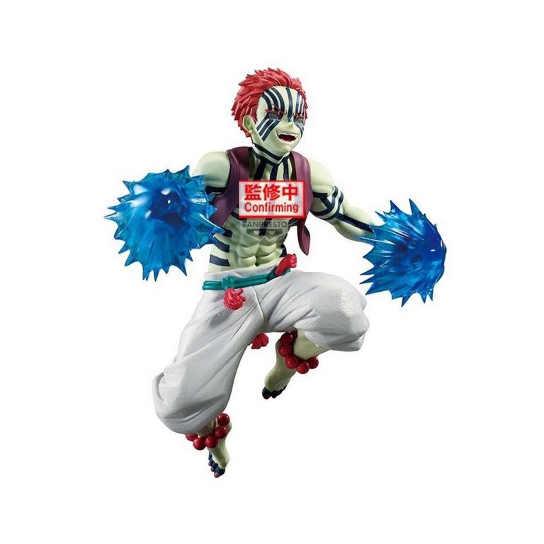 Banpresto Demon Slayer: Kimetsu no Yaiba Vibration Stars Akaza 6.2-in Figure