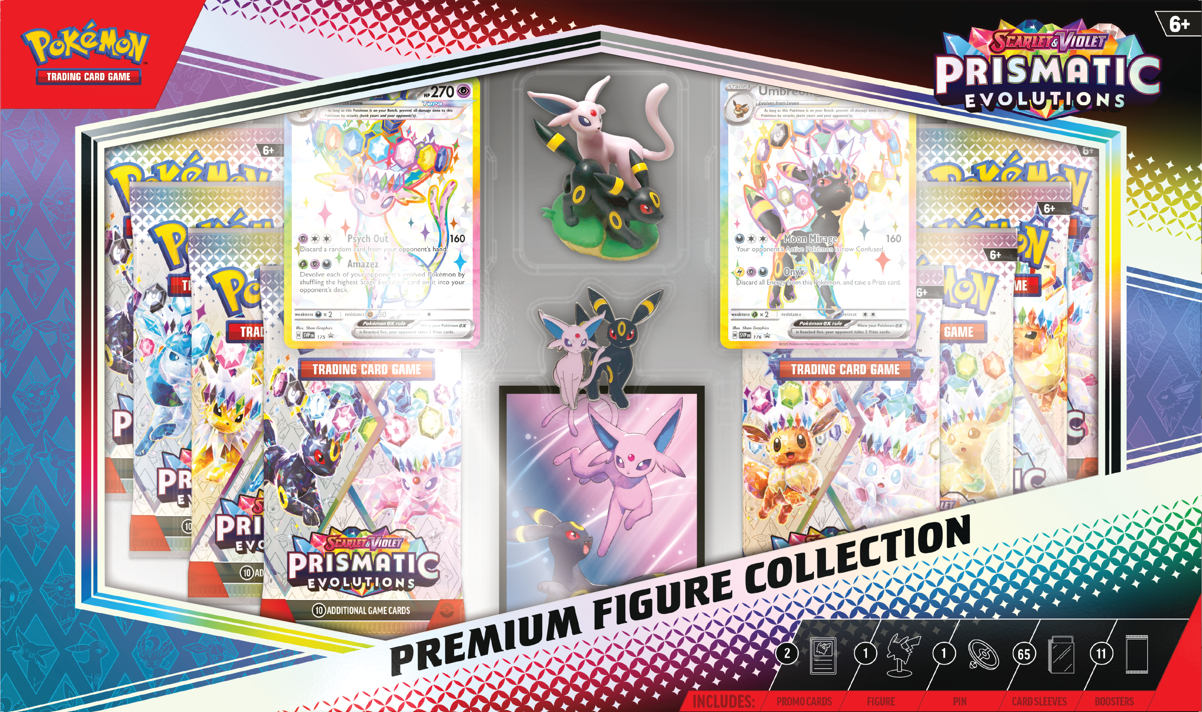 Pokemon Trading Card Game: Prismatic Evolutions Premium Figure Collection
