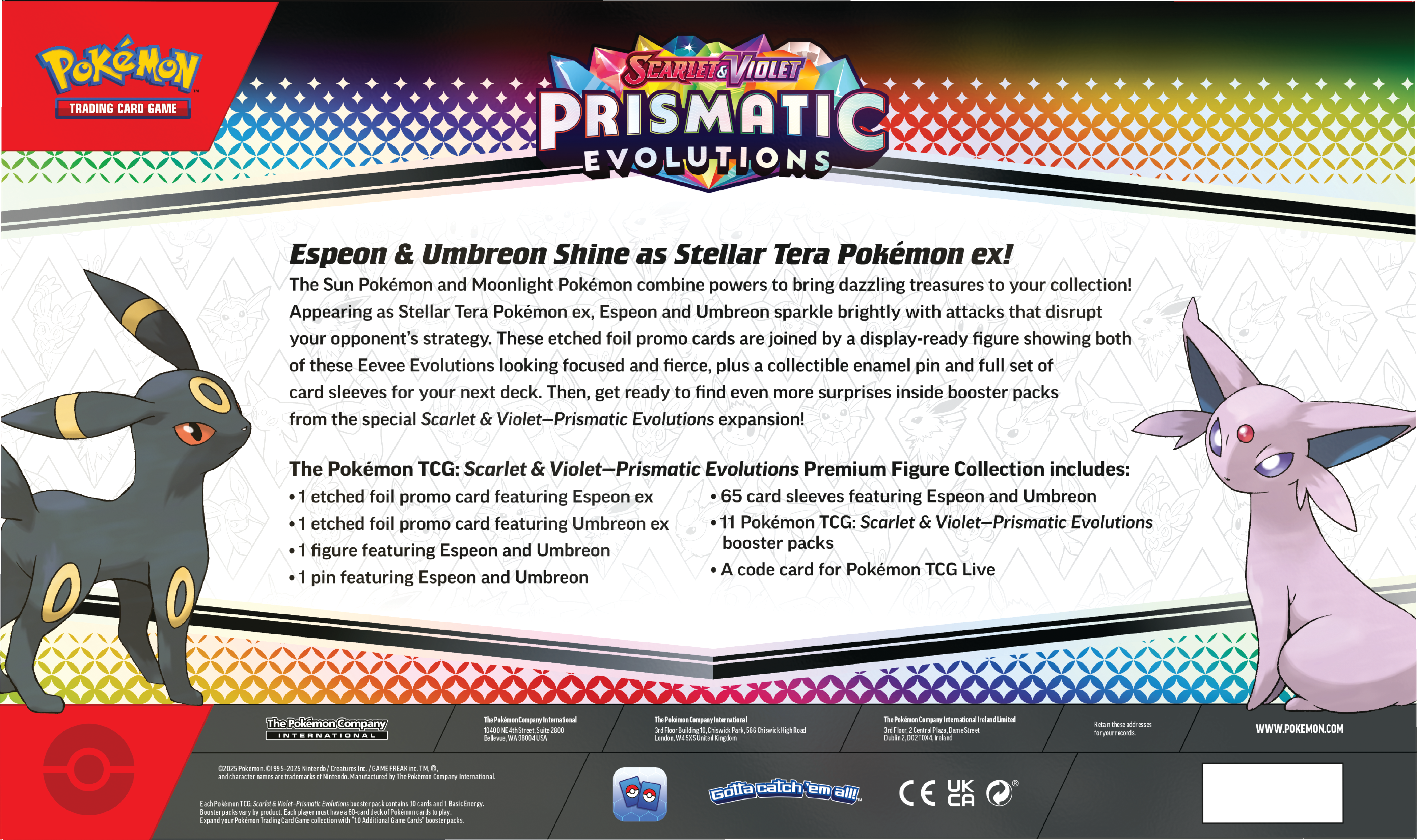 Pokemon Trading Card Game: Prismatic Evolutions Premium Figure Collection