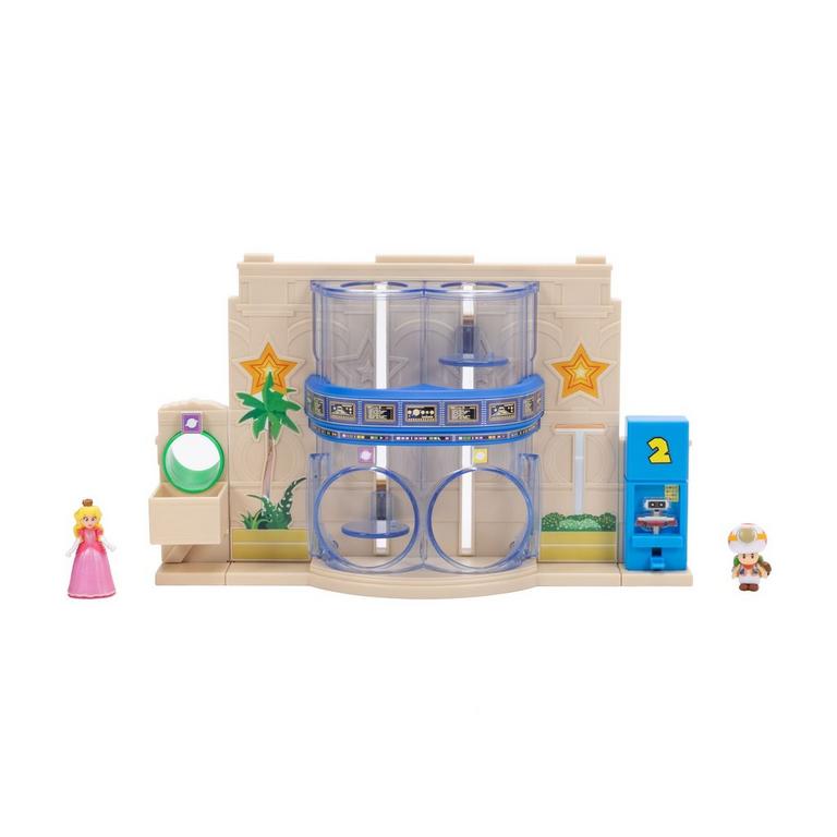 Jakks Pacific The Super Mario Galaxy Movie Gateway Galaxy Diorama and Princess Peach 1.5-in Figure Set