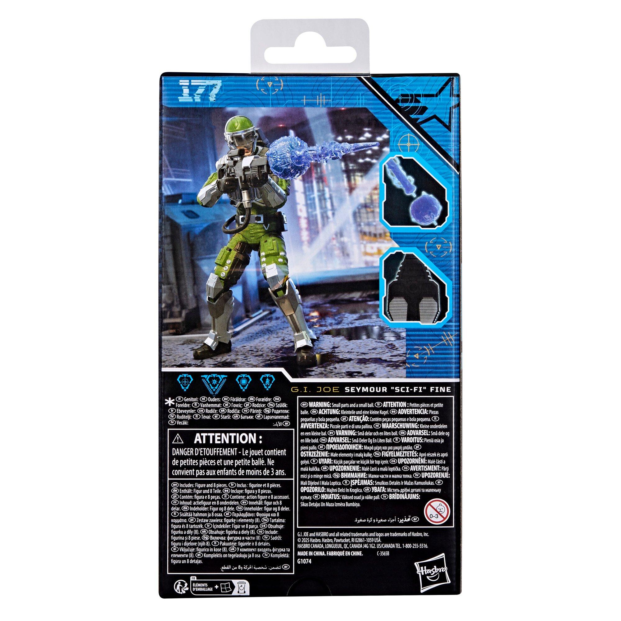 Hasbro G.I. Joe Classified Series Seymour Sci-Fi Fine 6-in Action Figure