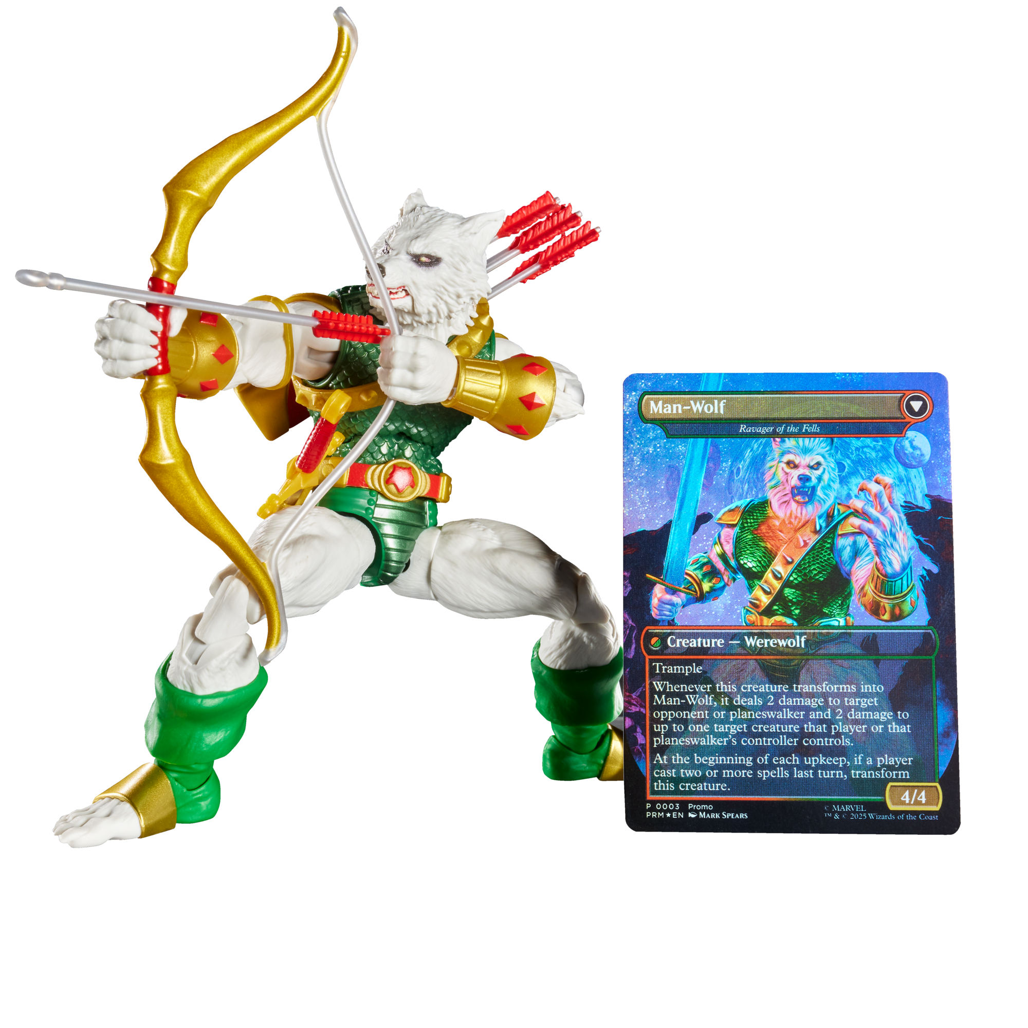 Hasbro Marvel Legends Series Magic: The Gathering Man-Wolf 6-in Action Figure