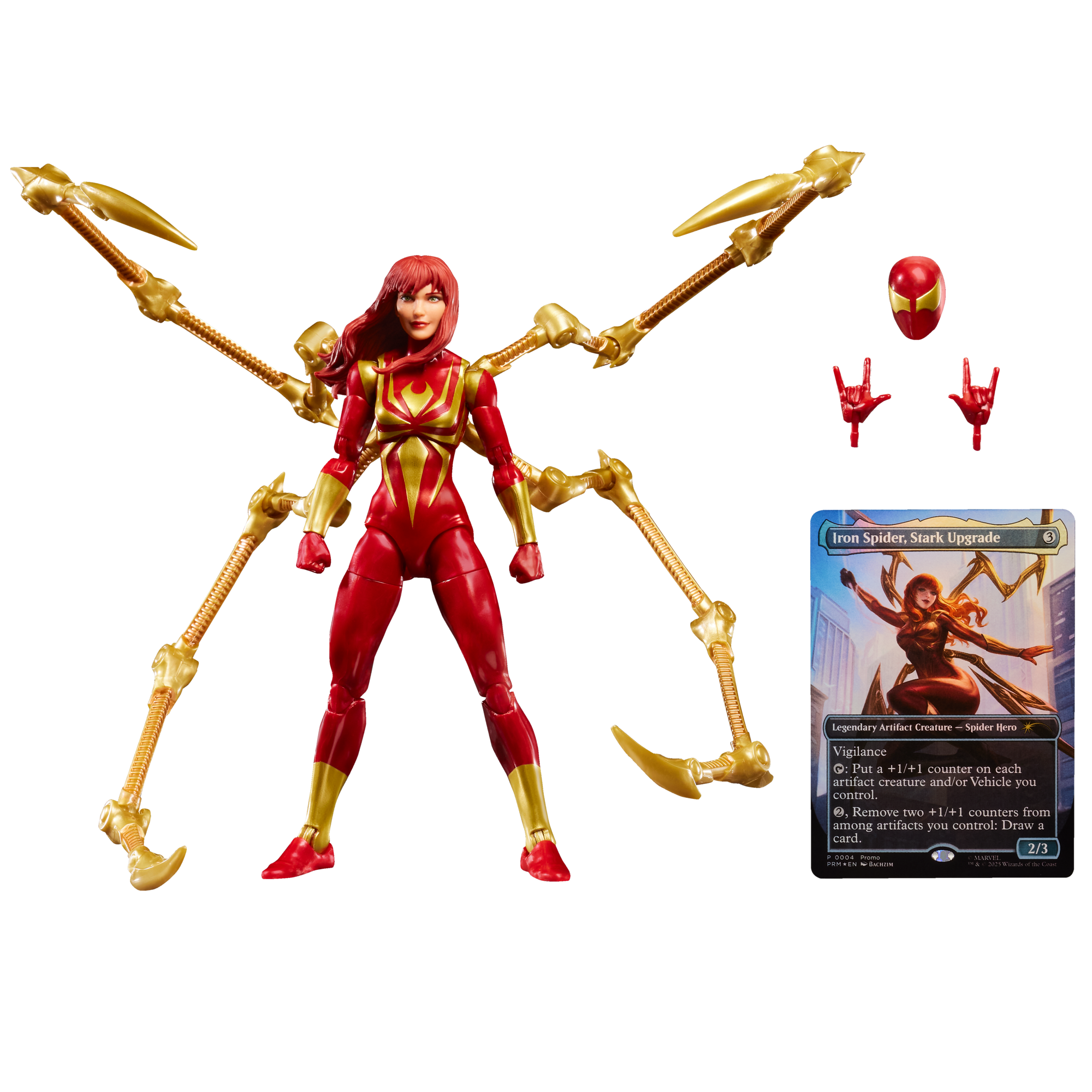 Hasbro Marvel Legends Series Magic: The Gathering Mary Jane Watson (Iron Spider) 6-in Action Figure