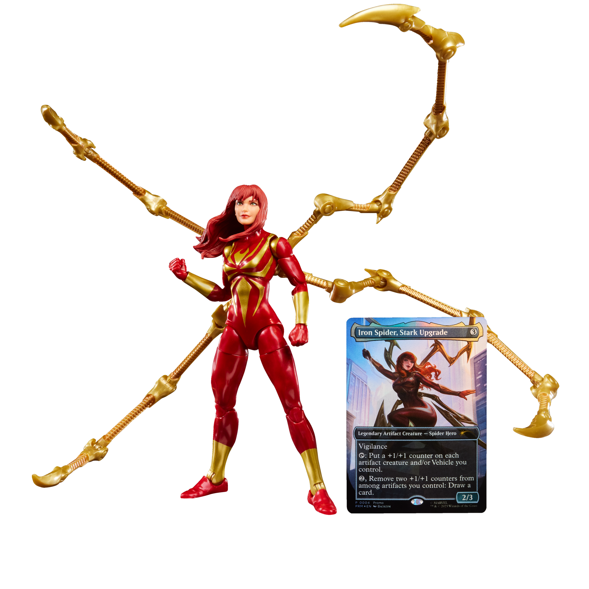 Hasbro Marvel Legends Series Magic: The Gathering Mary Jane Watson (Iron Spider) 6-in Action Figure
