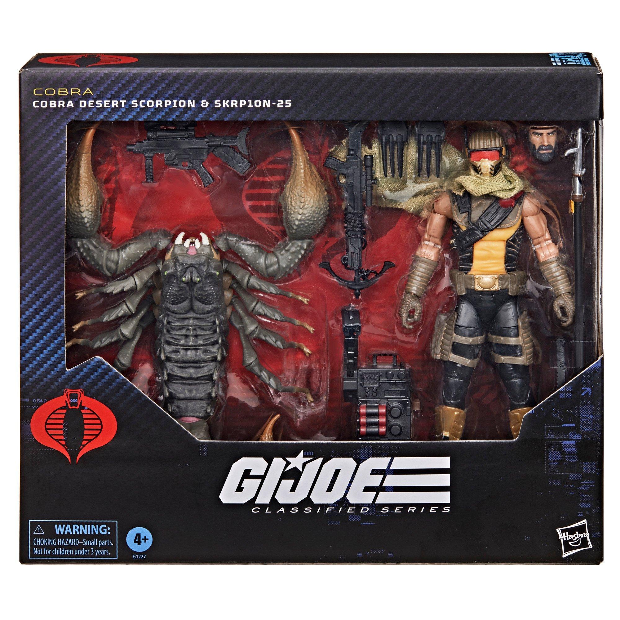 Hasbro G.I. Joe Classified Series Cobra Desert Scorpion and SKRP10N-25 6-in Action Figure