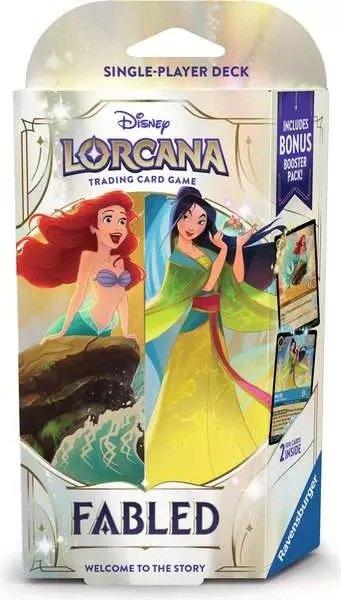 disney lorcana fabled starter deck Disney Lorcana Set 9: Fabled Starter Deck main image 0