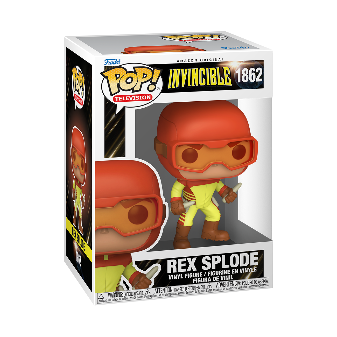 Funko POP! Television: Invincible Rex Splode (or Chase) 3.8-in Vinyl Figure