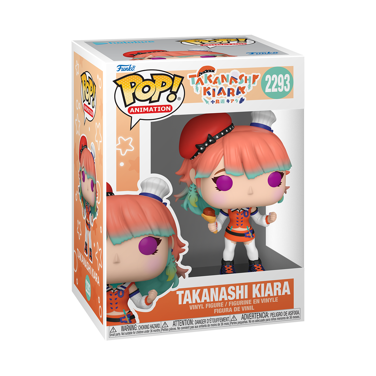 Funko POP! Animation: Hololive Takanashi Kiara 4.2-in Vinyl Figure