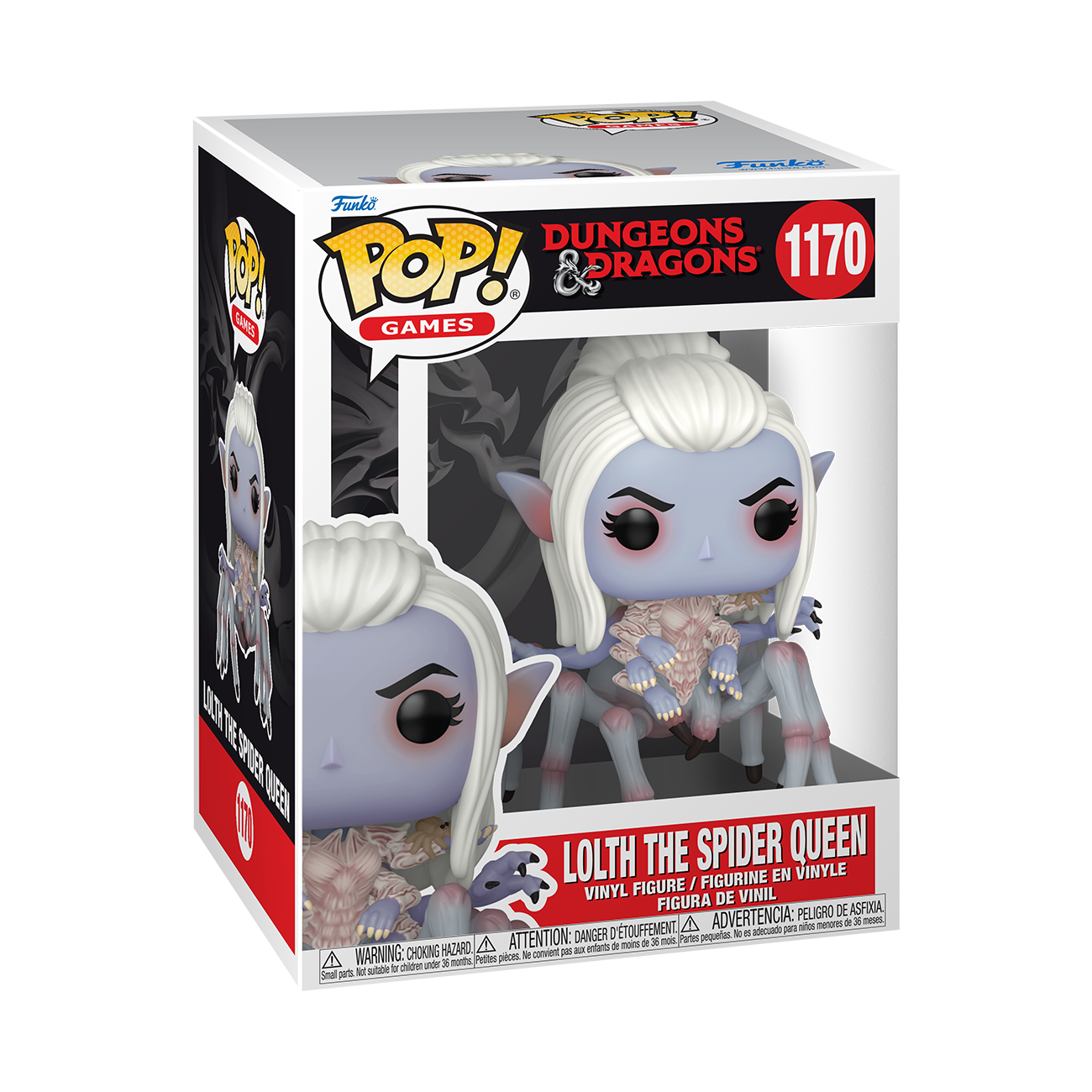 Funko POP! Games: Dungeons and Dragons Queen Lolth 4.7-in Vinyl Figure